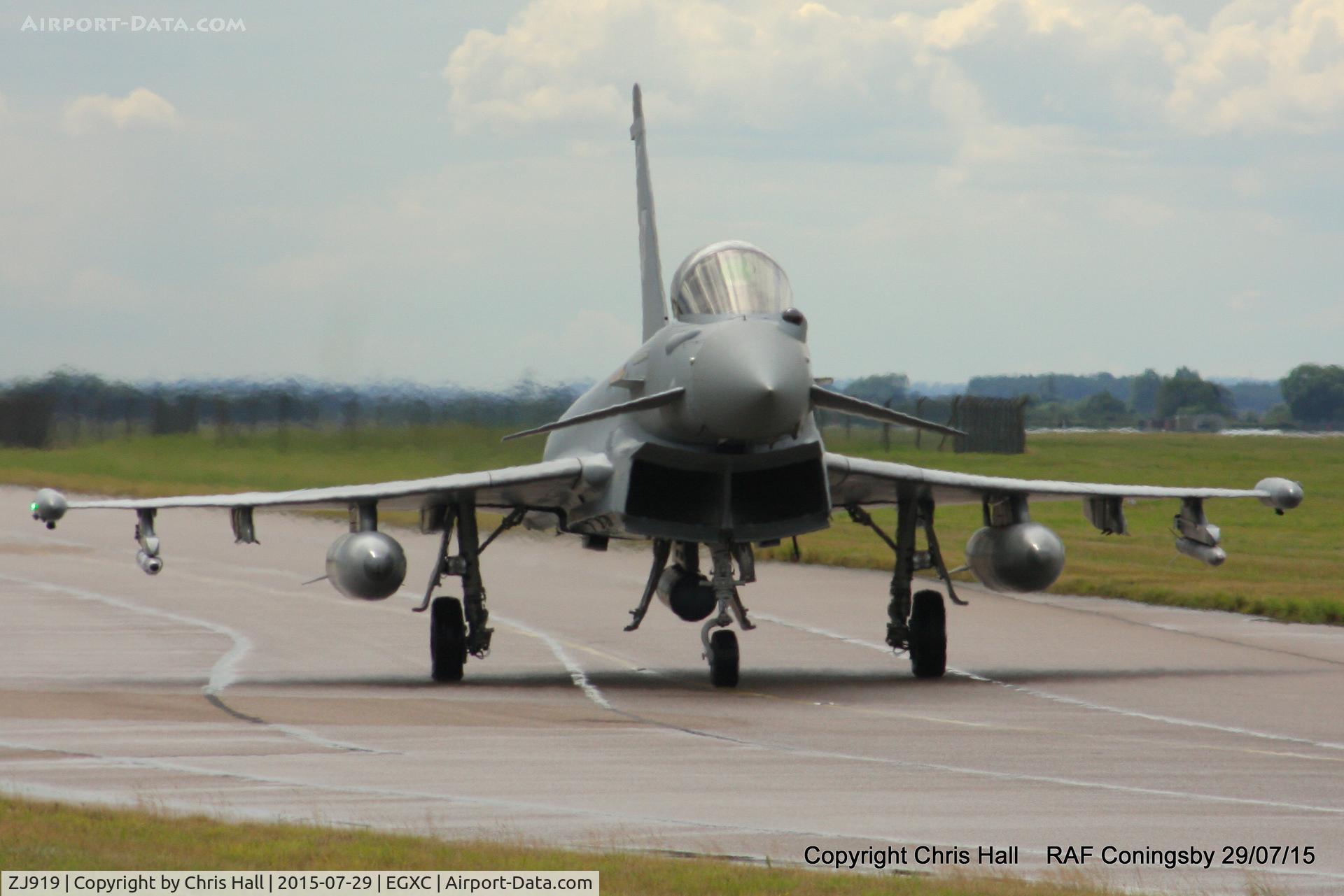 ZJ919, 2006 Eurofighter EF-2000 Typhoon FGR4 C/N 0064/BS010, RAF 11(F) Sqn