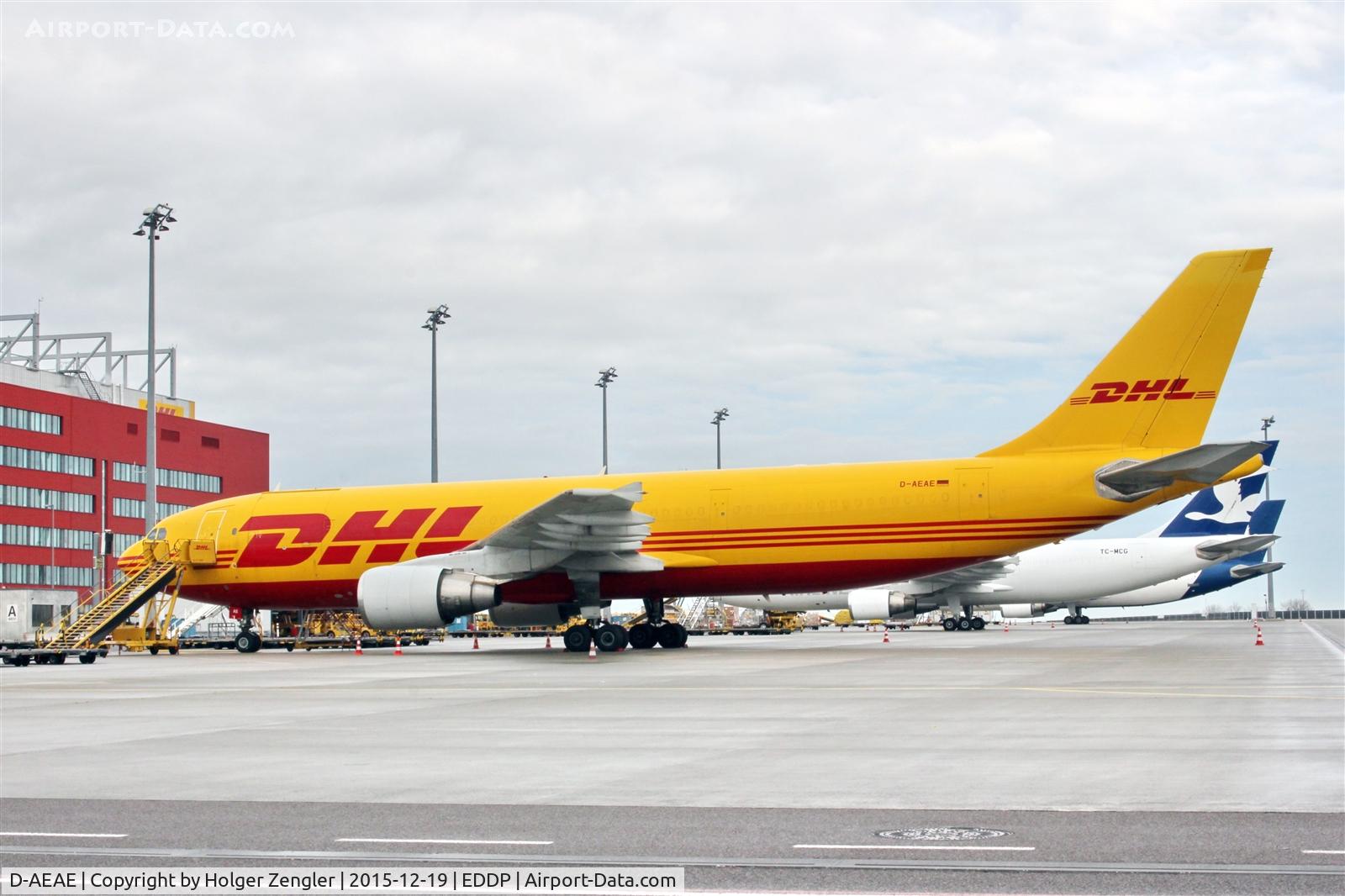 D-AEAE, 1995 Airbus A300B4-622R(F) C/N 753, View on apron 4 west....