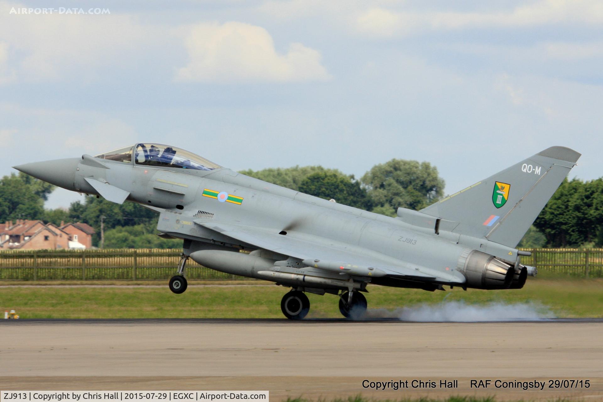 ZJ913, 2004 Eurofighter EF-2000 Typhoon FGR4 C/N 0047/BS004, RAF 3 Sqn