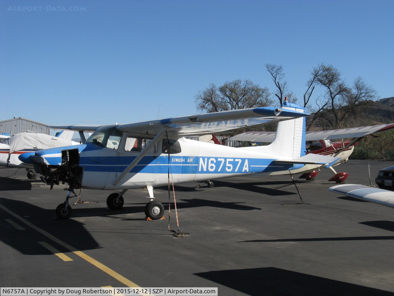 N6757A, 1956 Cessna 172 C/N 28857, 1956 Cessna 172, Continental O-300 145 Hp six cylinder, 1,800 hrs TBO, 12 volt electrical system, first year of production, straight tail