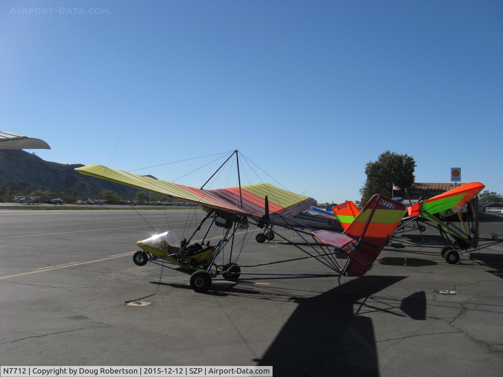 N7712, Quicksilver MXL Sport C/N 4606220, 2001 Quicksilver MXL SPORT, Rotax 503DCDI 52 Hp pusher, Experimental class lightweight
