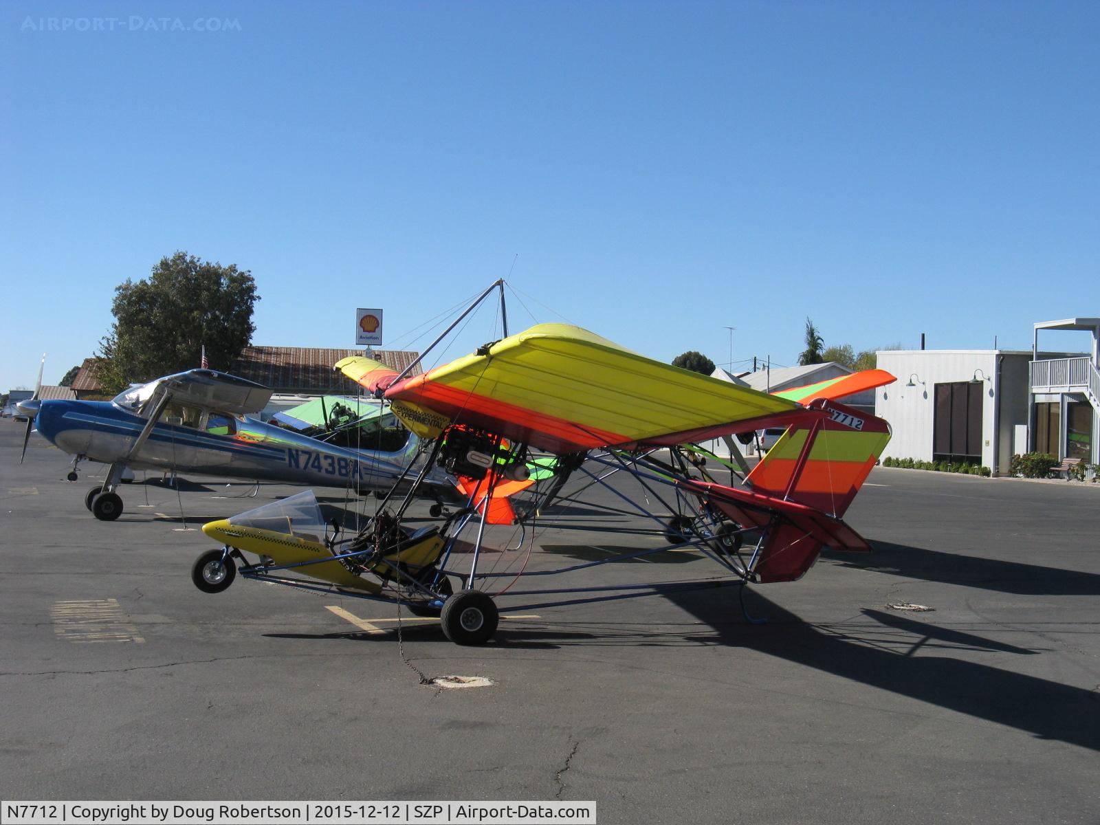 N7712, Quicksilver MXL Sport C/N 4606220, 2001 Quicksilver MXL SPORT, Rotax 503DCDI 52 Hp two-stroke pusher, Experimental class Lightweight