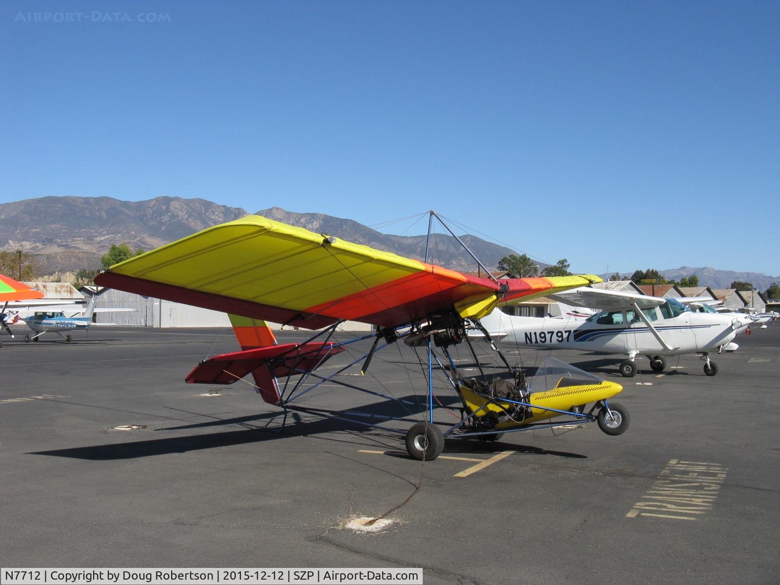 N7712, Quicksilver MXL Sport C/N 4606220, 2001 Quicksilver MXL SPORT, Rotax 503DCDI 52 Hp two-stroke pusher, Experimental Lightweight class on transient line
