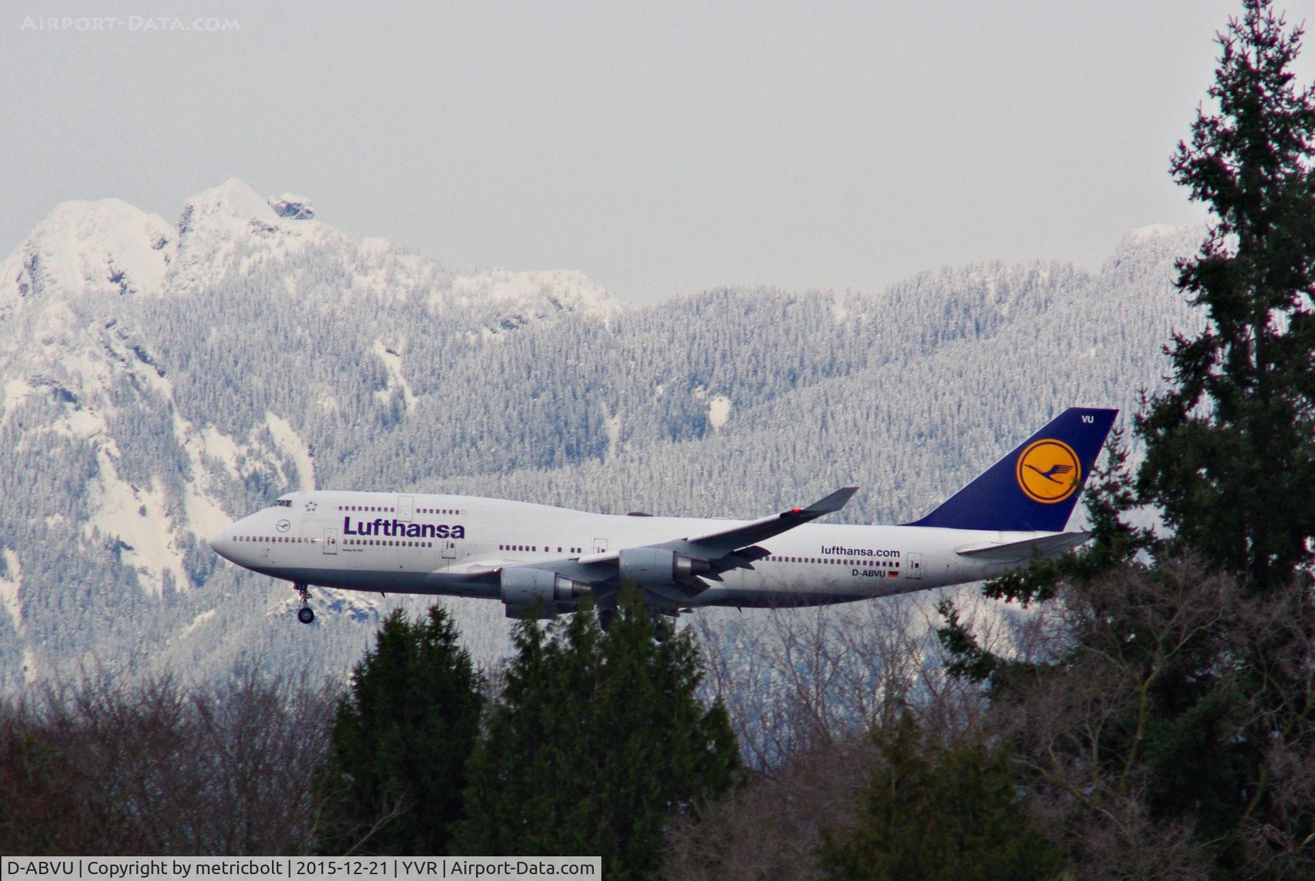 D-ABVU, 1998 Boeing 747-430 C/N 29492, LH492 from FRA