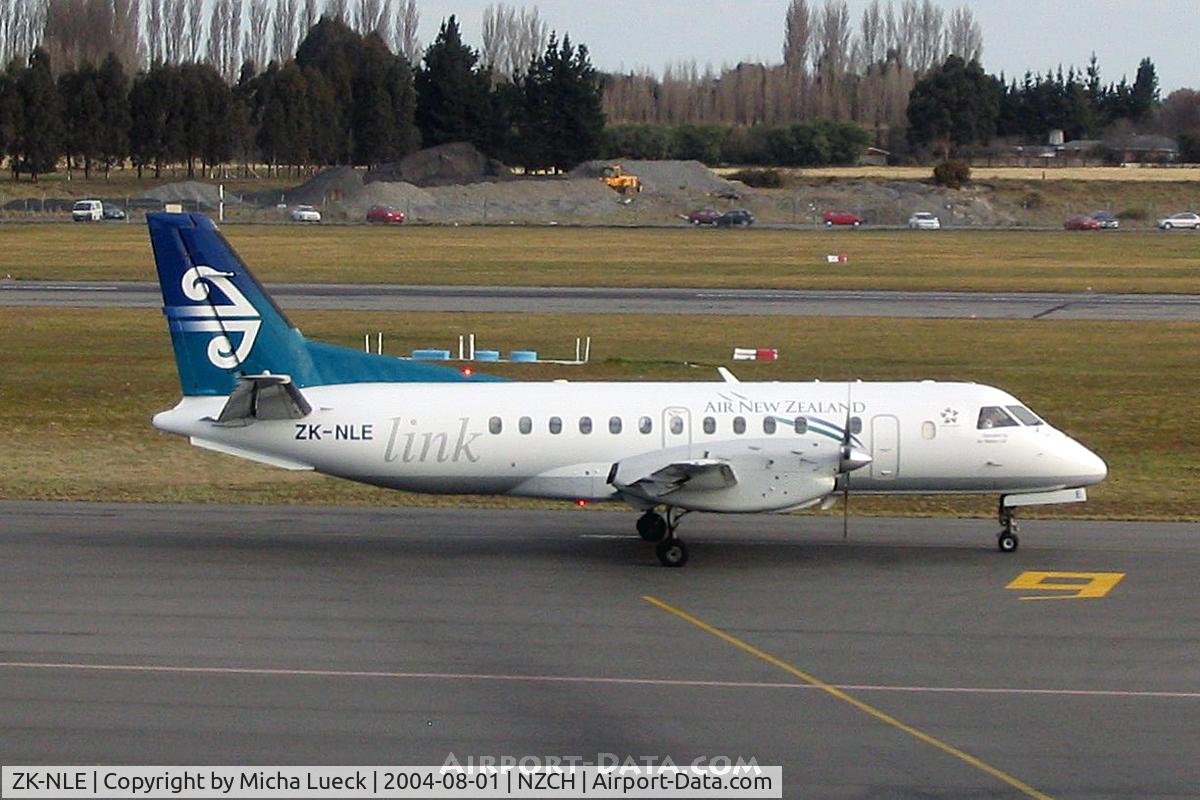 ZK-NLE, 1986 Saab 340A C/N 340A-067, In Christchurch