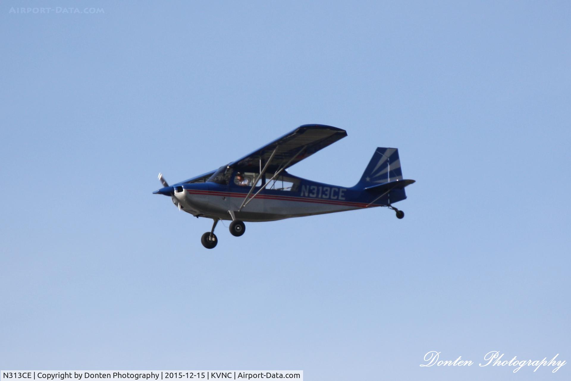 N313CE, 1972 Bellanca 7ECA Citabria Citabria C/N 886-72, American Champion Citabria (N313CE) arrives at Venice Municipal Airport