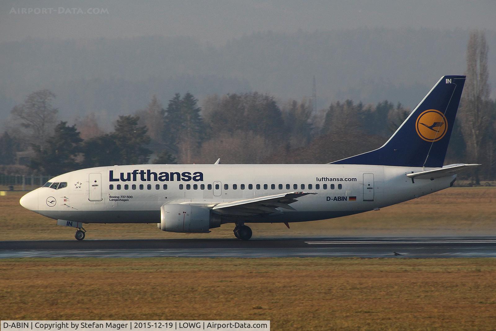 D-ABIN, 1991 Boeing 737-530 C/N 24938, Lufthansa B737-500 @ GRZ