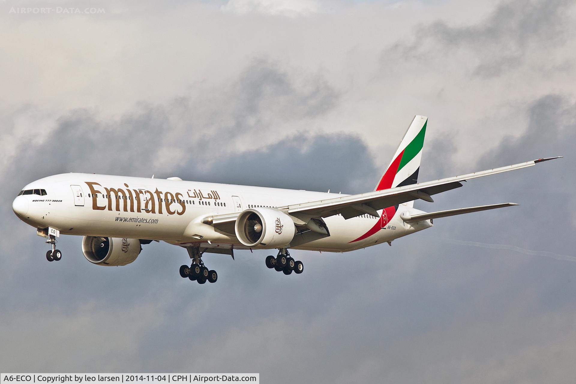 A6-ECO, 2009 Boeing 777-36N/ER C/N 37706, Copenhagen 4.11.14