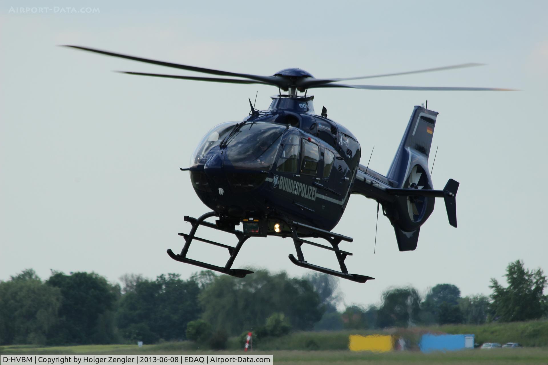 D-HVBM, 2002 Eurocopter EC-135T-2 C/N 0258, Federal police heli on visit....