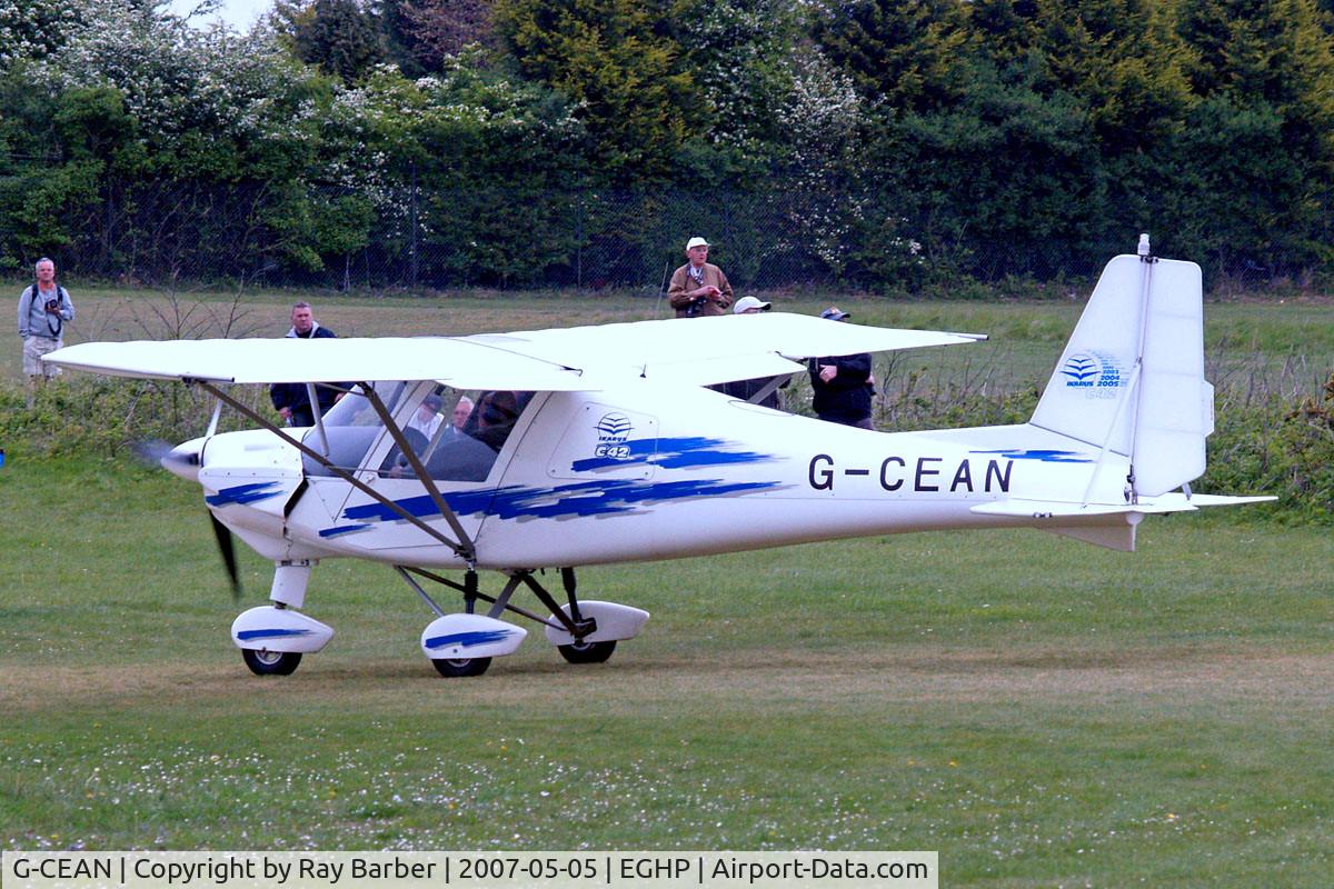 G-CEAN, 2006 Comco Ikarus C42 FB80 C/N 0606-6825, Comco Ikarus C-42 Cyclone FB80 [0606-6825] Popham~G 05/05/2007