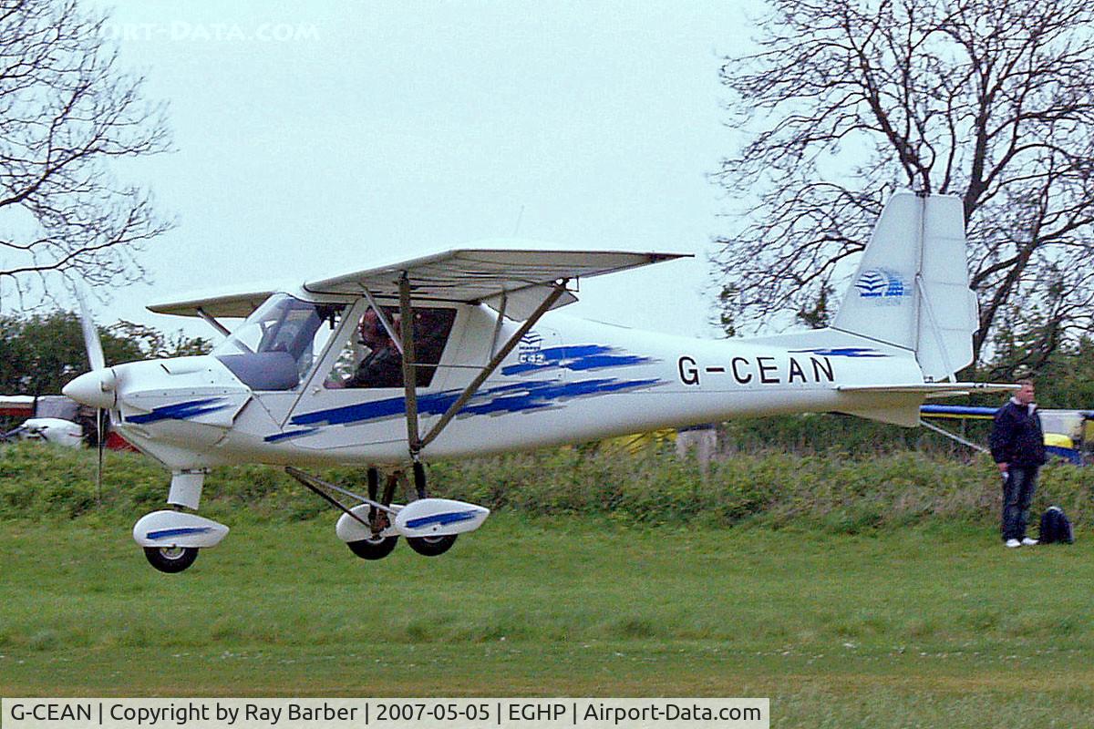 G-CEAN, 2006 Comco Ikarus C42 FB80 C/N 0606-6825, Comco Ikarus C-42 Cyclone FB80 [0606-6825] Popham~G 05/05/2007