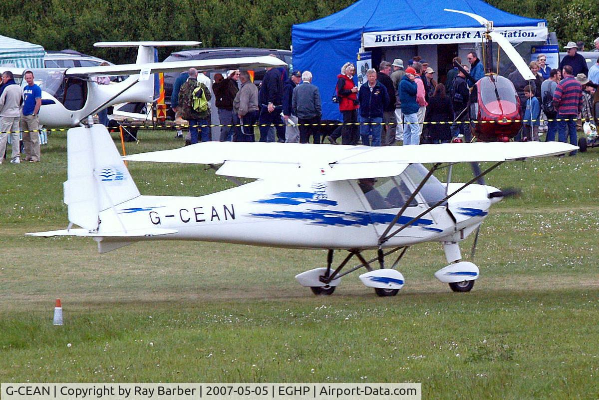 G-CEAN, 2006 Comco Ikarus C42 FB80 C/N 0606-6825, Comco Ikarus C-42 Cyclone FB80 [0606-6825] Popham~G 05/05/2007