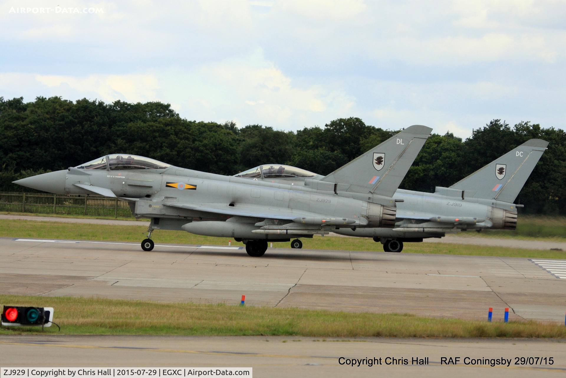 ZJ929, 2006 Eurofighter EF-2000 Typhoon FGR4 C/N 0096/BS020, RAF 11(F) Sqn