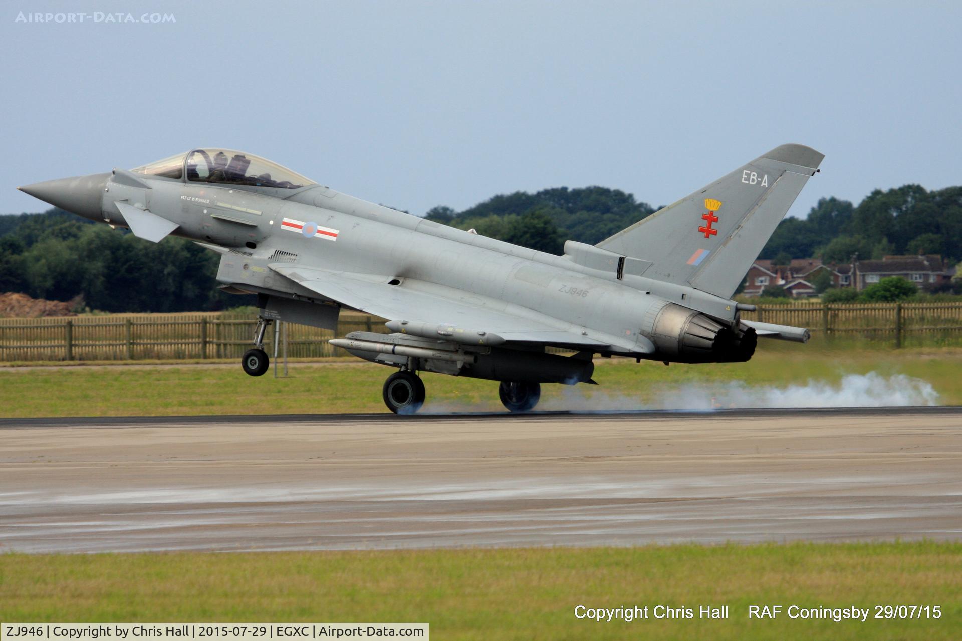 ZJ946, 2008 Eurofighter EF-2000 Typhoon FGR.4 C/N BS039, RAF 41(R) Sqn