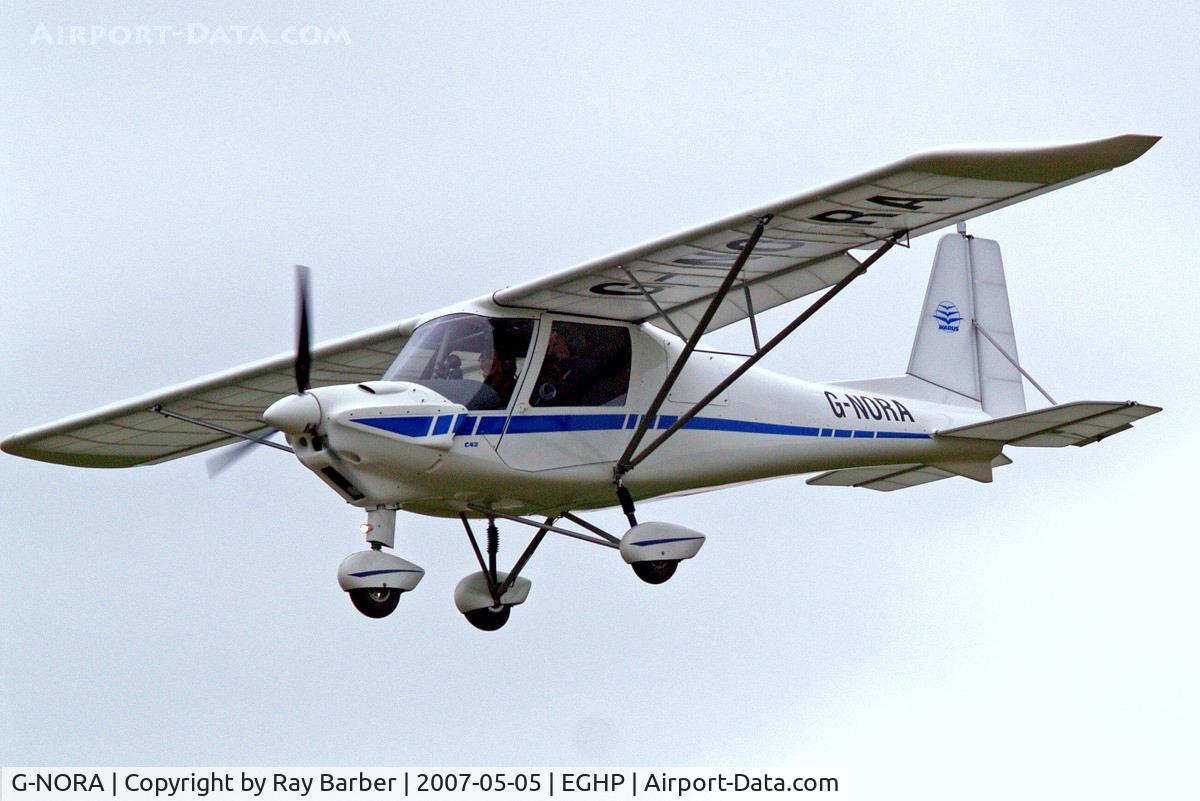 G-NORA, 2005 Comco Ikarus C42 FB UK C/N PFA 322-14420, Comco Ikarus C-42 Cyclone FB UK [PFA 322-14420] Popham~G 05/05/2007
