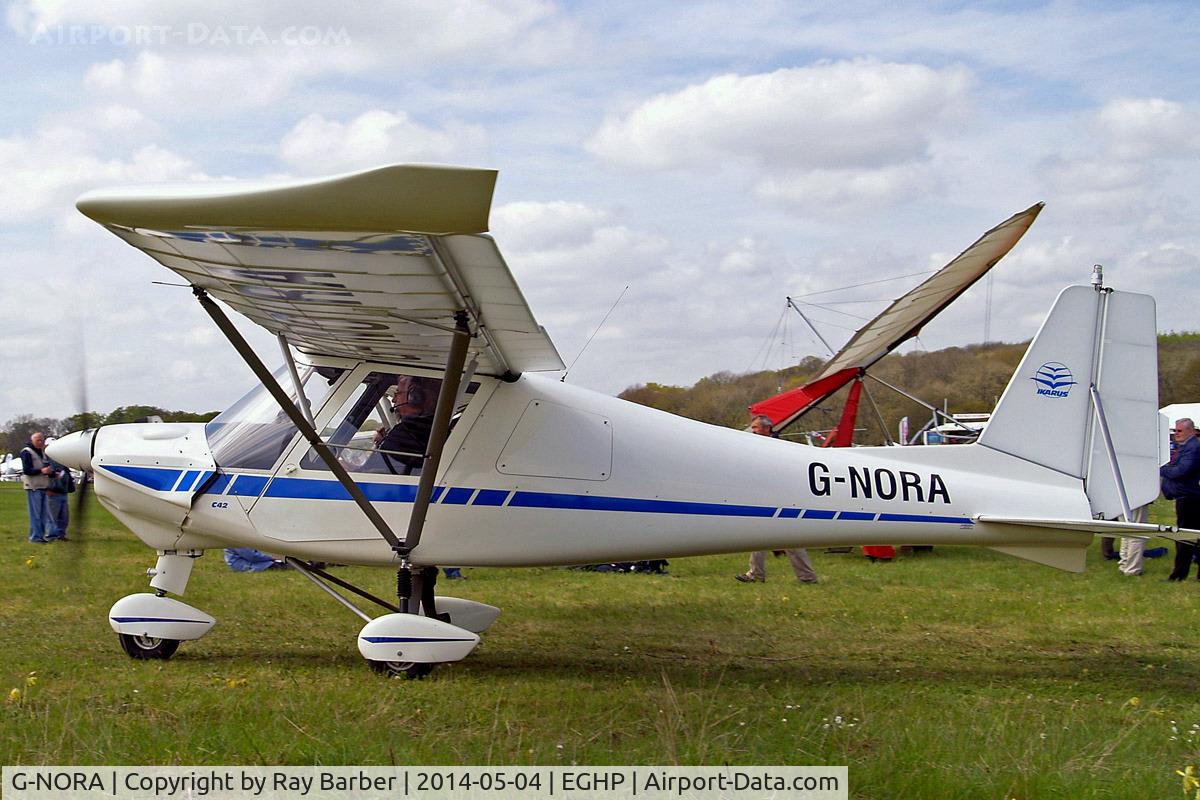 G-NORA, 2005 Comco Ikarus C42 FB UK C/N PFA 322-14420, Comco Ikarus C-42 Cyclone FB UK [PFA 322-14420] Popham~G 04/05/2014