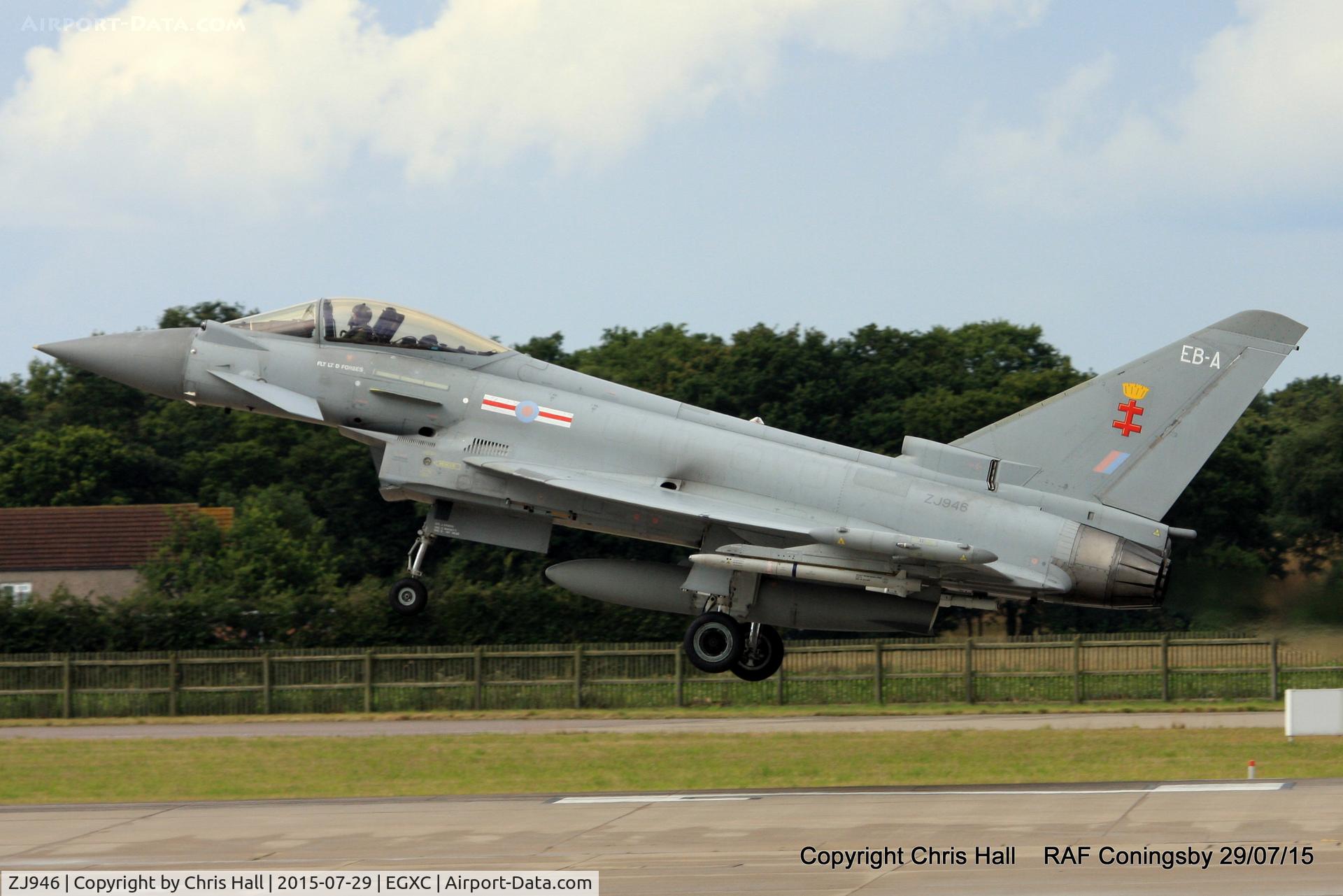 ZJ946, 2008 Eurofighter EF-2000 Typhoon FGR.4 C/N BS039, RAF 41(R) Sqn