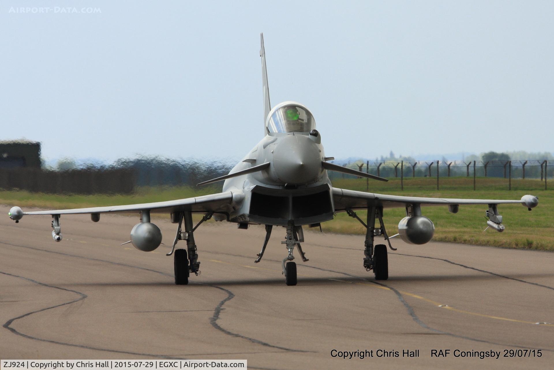 ZJ924, 2006 Eurofighter EF-2000 Typhoon FGR4 C/N 0077/BS015, RAF 11(F) Sqn