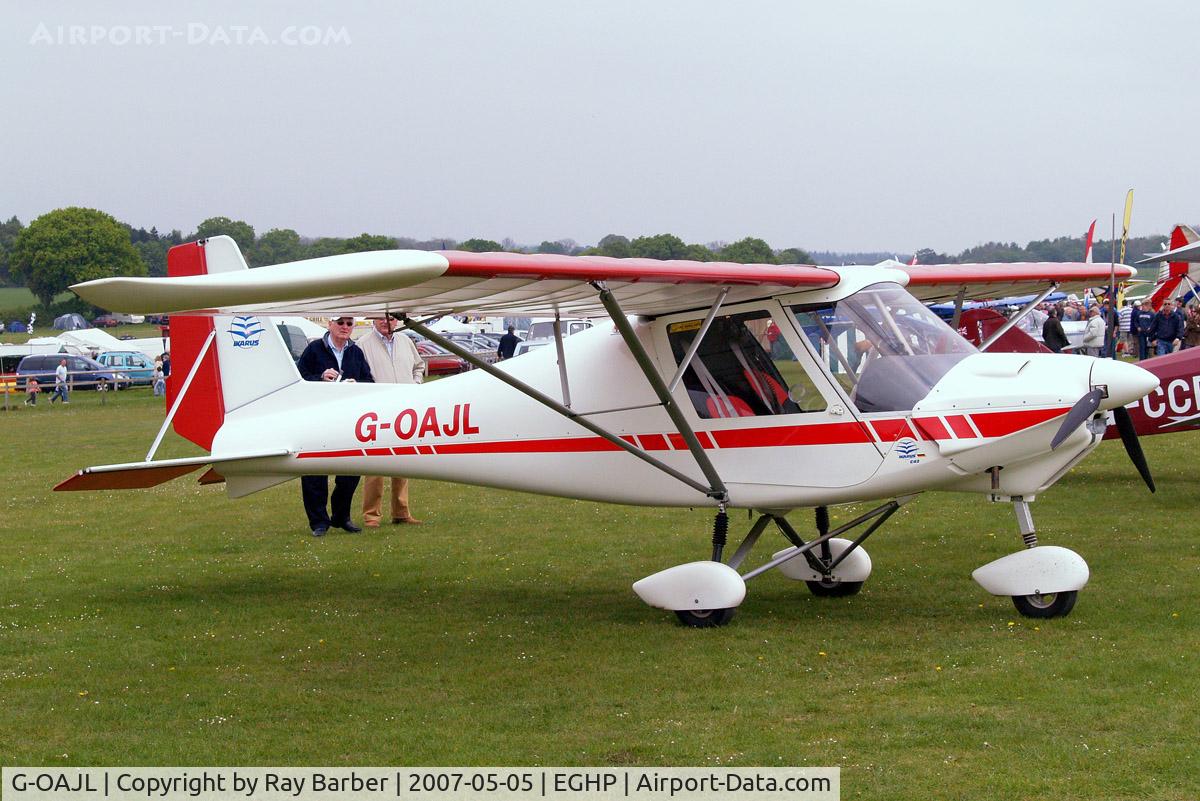 G-OAJL, 2004 Comco Ikarus C42 FB100 C/N 0403-6589, Comco Ikarus C-42 Cyclone FB100 [0403-6589] Popham~G 05/05/2007