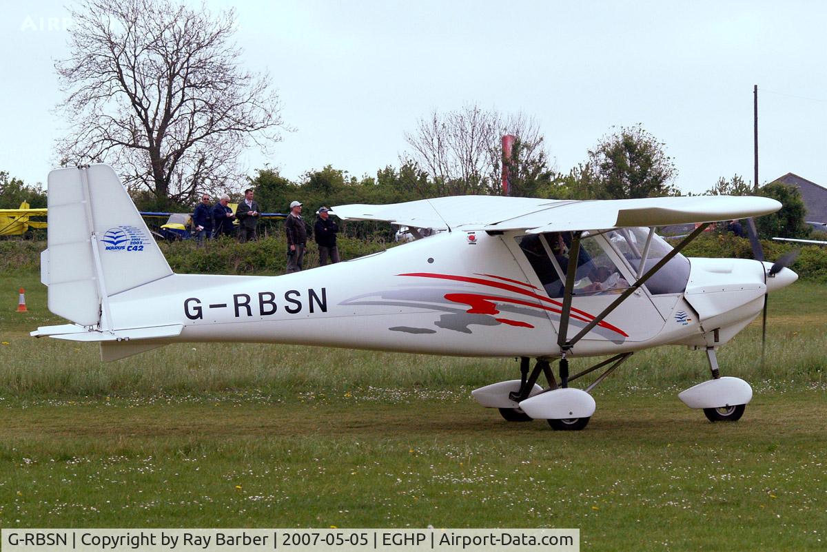 G-RBSN, 2004 Comco Ikarus C42 FB80 C/N 0407-6610, Comco Ikarus C-42 Cyclone FB80 [0407-6610] Popham~G 05/05/2007