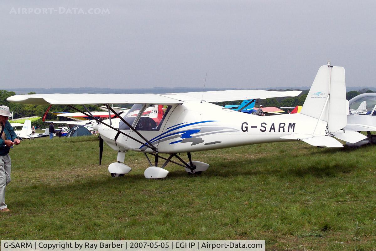 G-SARM, 2005 Comco Ikarus C42 FB100 C/N 0504-6674, Comco Ikarus C-42 Cyclone FB100 [0504-6674] Popham~G 05/05/2007
