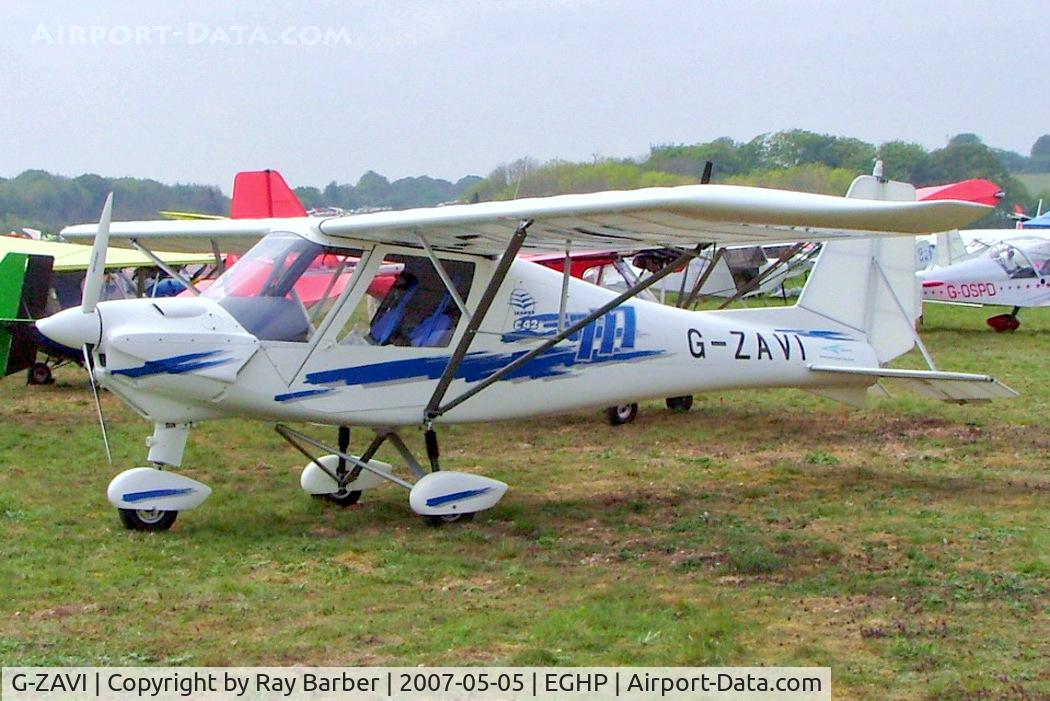 G-ZAVI, 2006 Comco Ikarus C42 FB100 C/N 0601-6777, Comco Ikarus C-42 Cyclone FB100 [0601-6777] Popham~G 05/05/2007