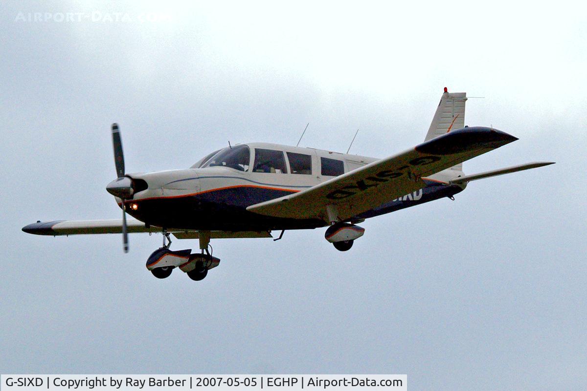 G-SIXD, 1970 Piper PA-32-300 Cherokee Six Cherokee Six C/N 32-7140007, Piper PA-32-300 Cherokee Six [32-7140007] Popham~G 05/05/2007
