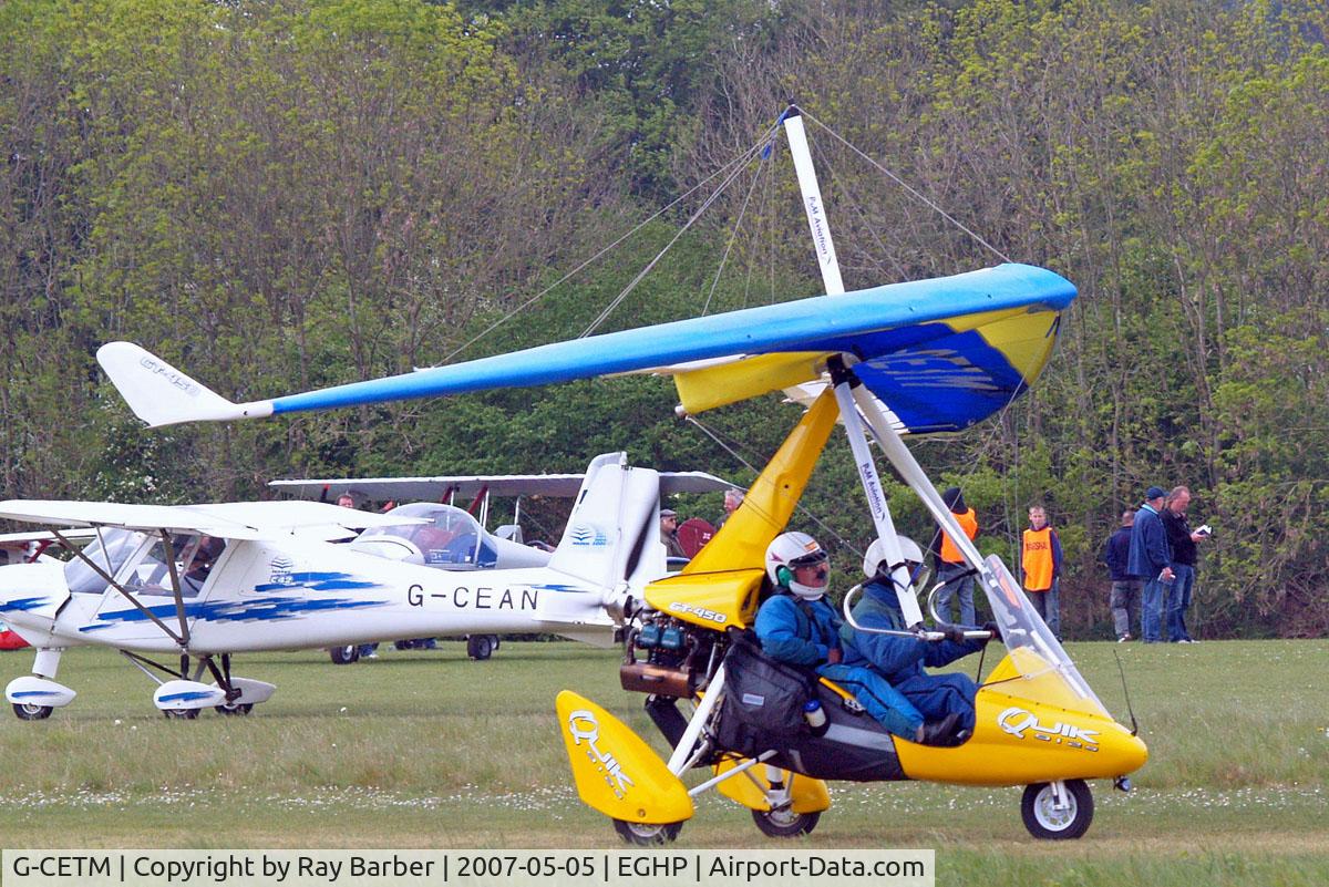 G-CETM, P&M Aviation Quik GT450 C/N 8298, P & M Aviation Quick GT450 [8298] Popham~G 05/05/2007
