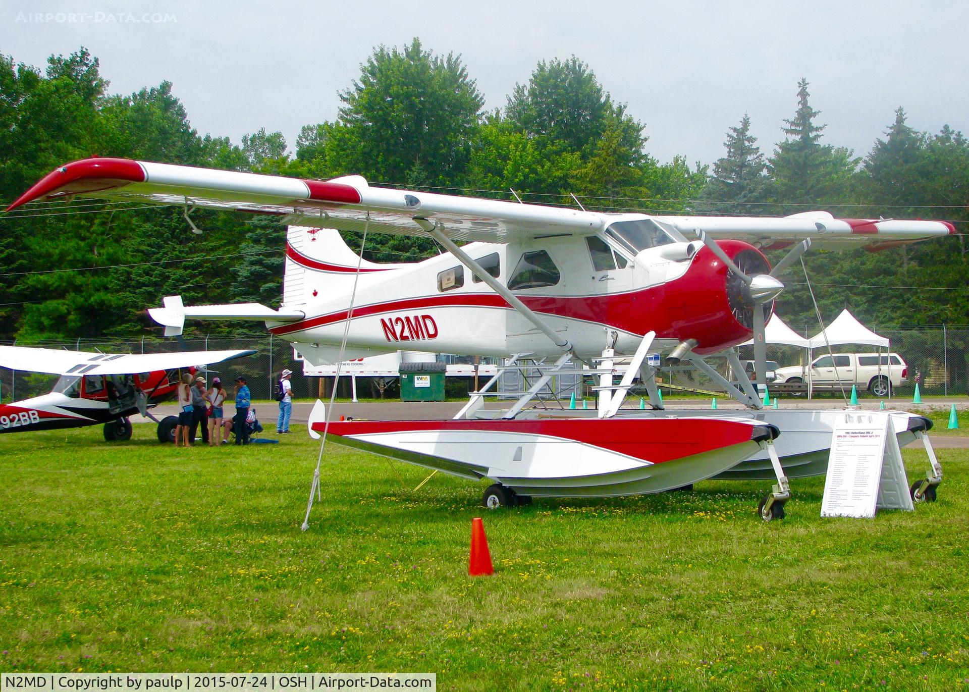 N2MD, 1953 De Havilland Canada U-6A Beaver C/N 772, At AirVenture