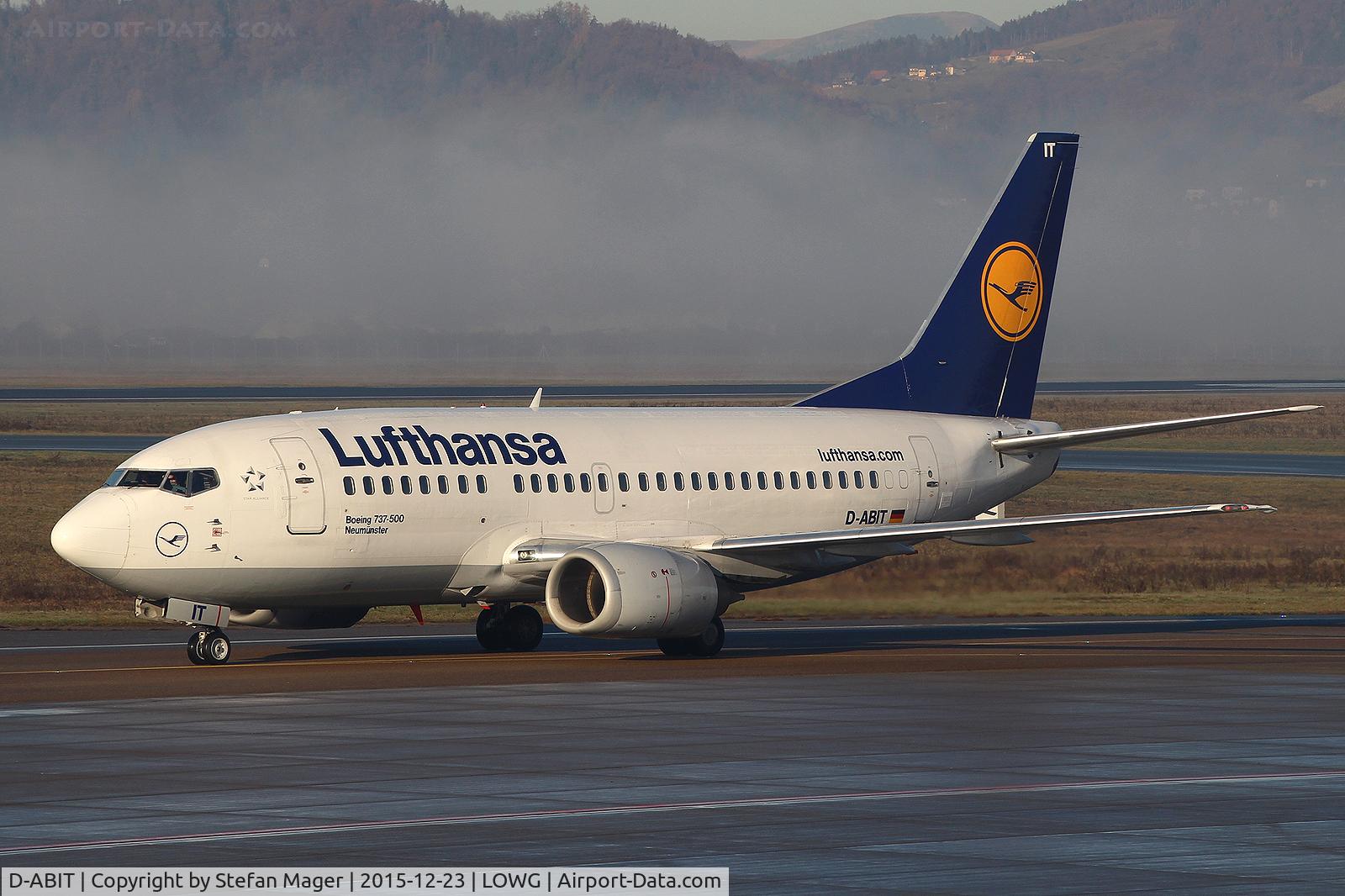 D-ABIT, 1991 Boeing 737-530 C/N 24943, Lufthansa B737-500 @ GRZ