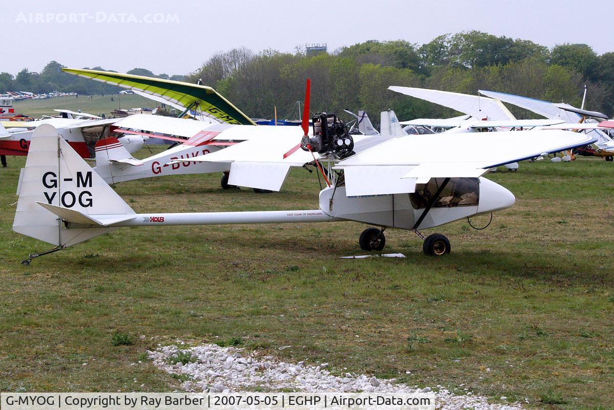 G-MYOG, 1994 Kolb Twinstar Mk III C/N PFA 205-12449, Kolb Twinstar Mk.III [PFA 205-12449] Popham~G 05/05/2007
