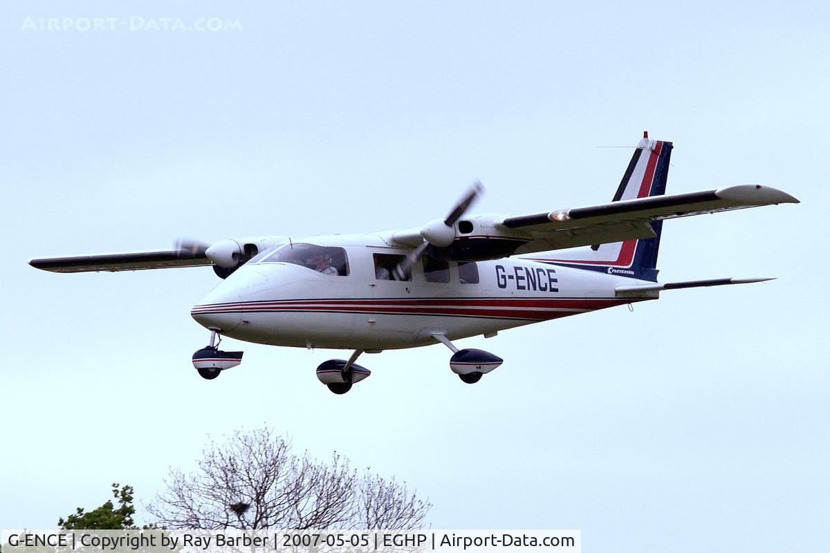 G-ENCE, 1978 Partenavia P-68B C/N 141, Partenavia P.68B Victor [141] Popham~G 05/05/2007