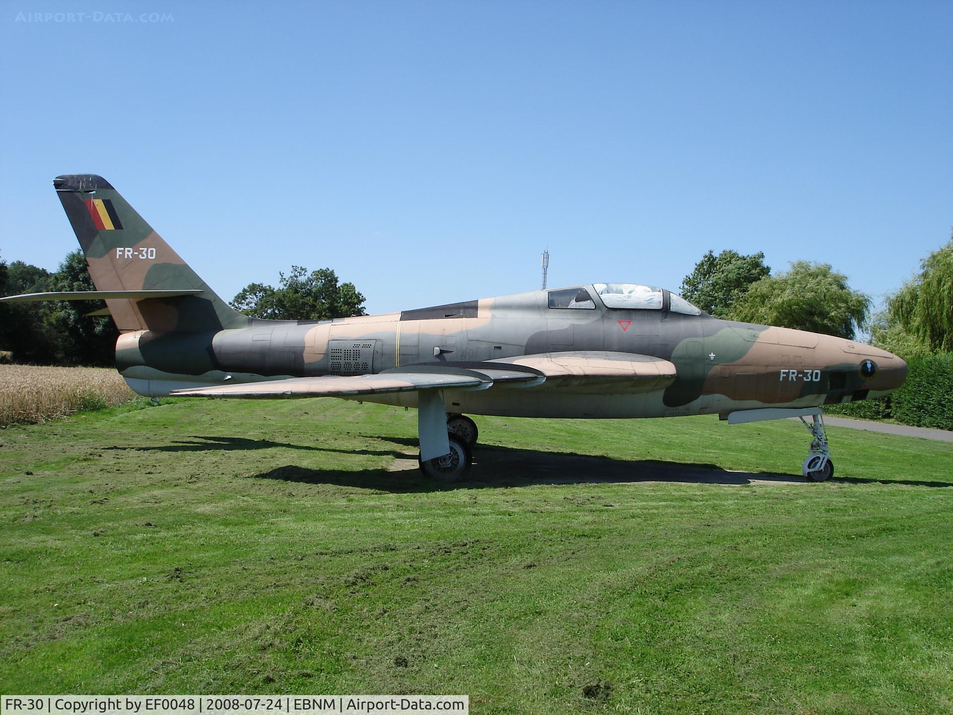 FR-30, Republic RF-84F Thunderflash C/N Not found (51-17015), ex Belg AF