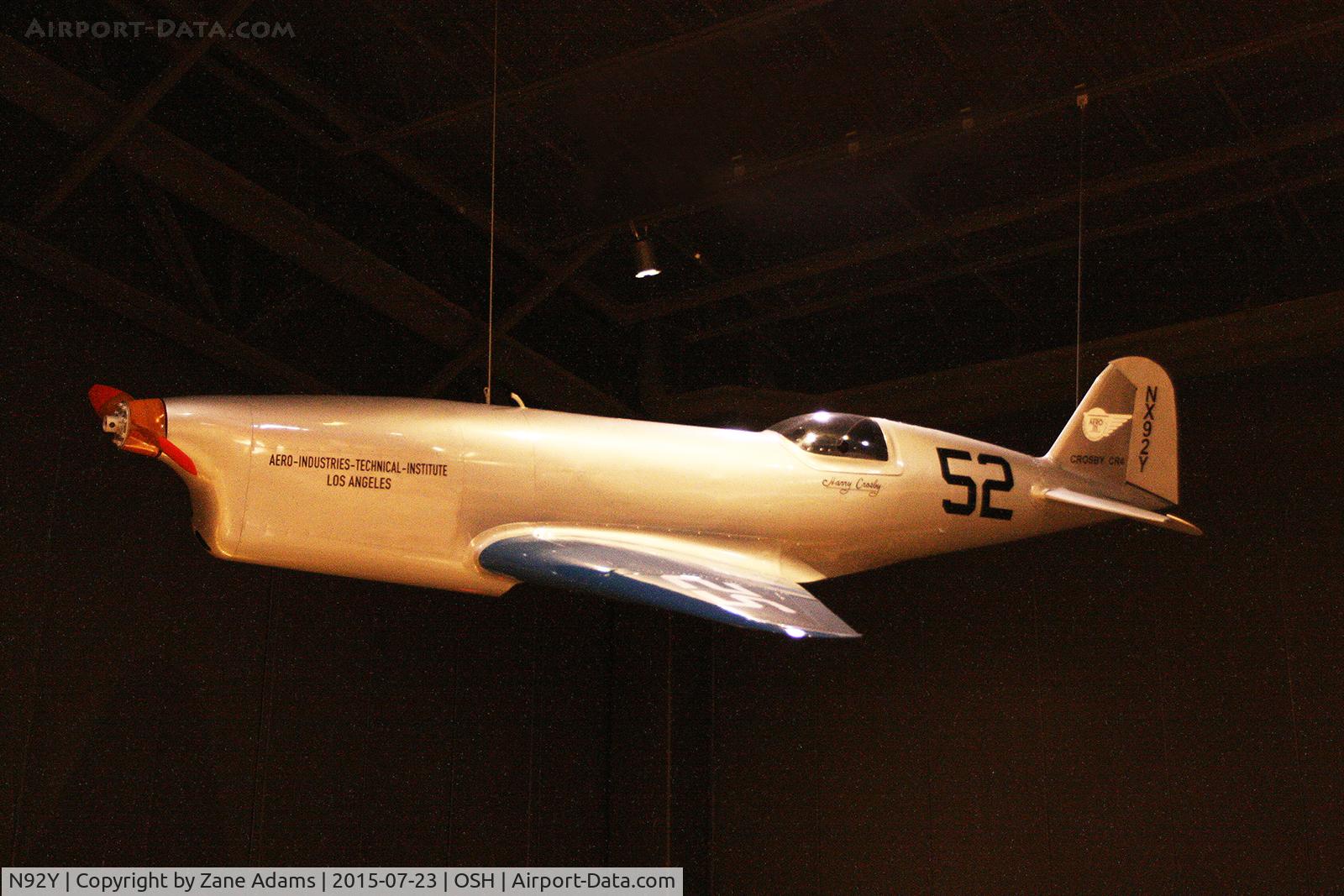N92Y, 1938 Crosby CR4 C/N 101, 2015 EAA AirVenture - Oshkosh, Wisconsin