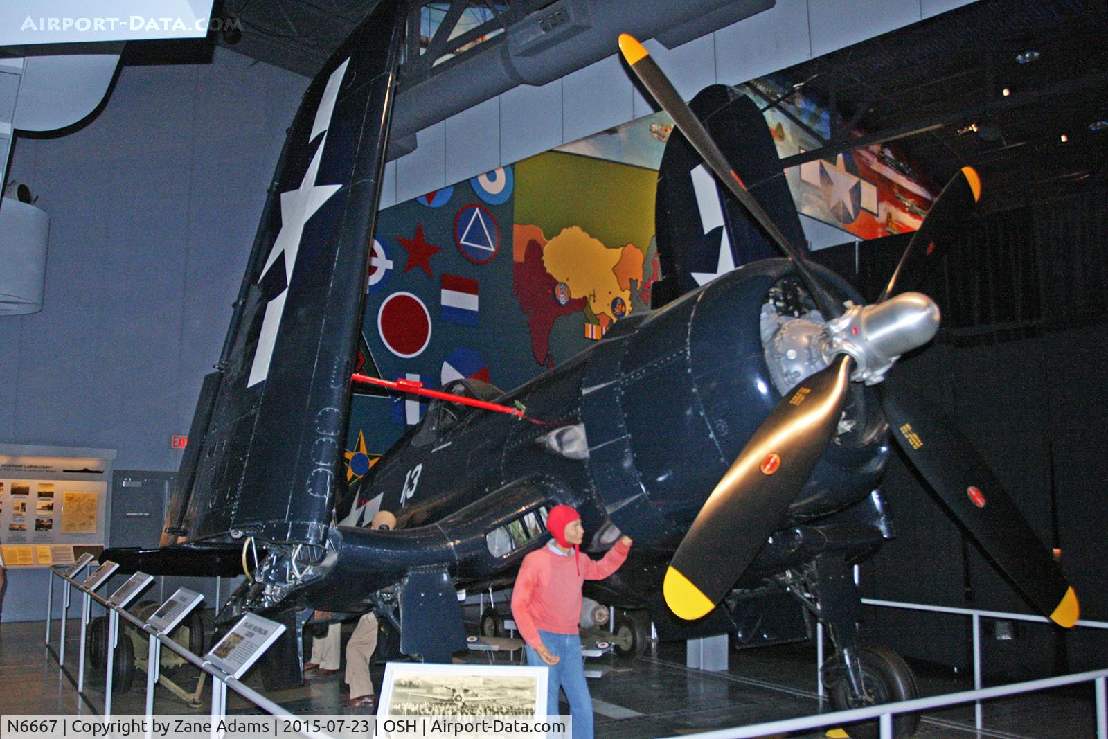 N6667, 1945 Vought F4U-4 Corsair C/N 9413, 2015 EAA AirVenture - Oshkosh, Wisconsin