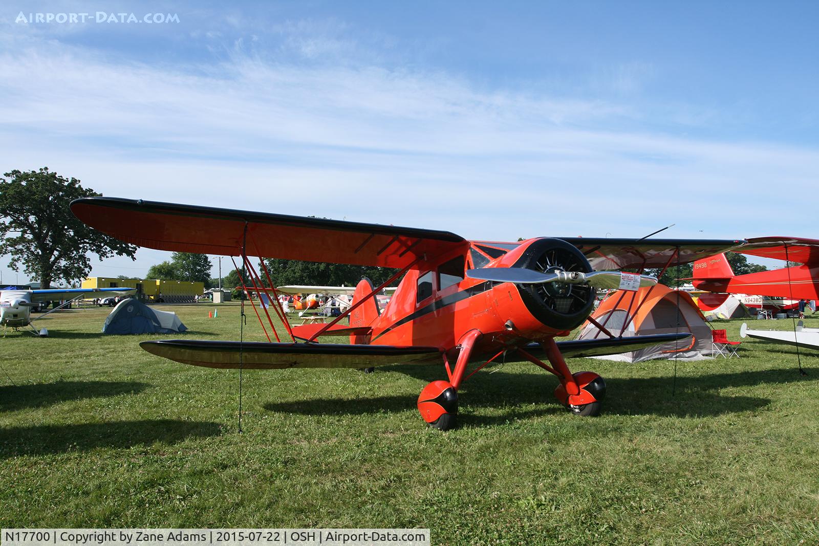 N17700, 1937 Waco VKS-7 C/N 4620, 2015 EAA AirVenture - Oshkosh, Wisconsin