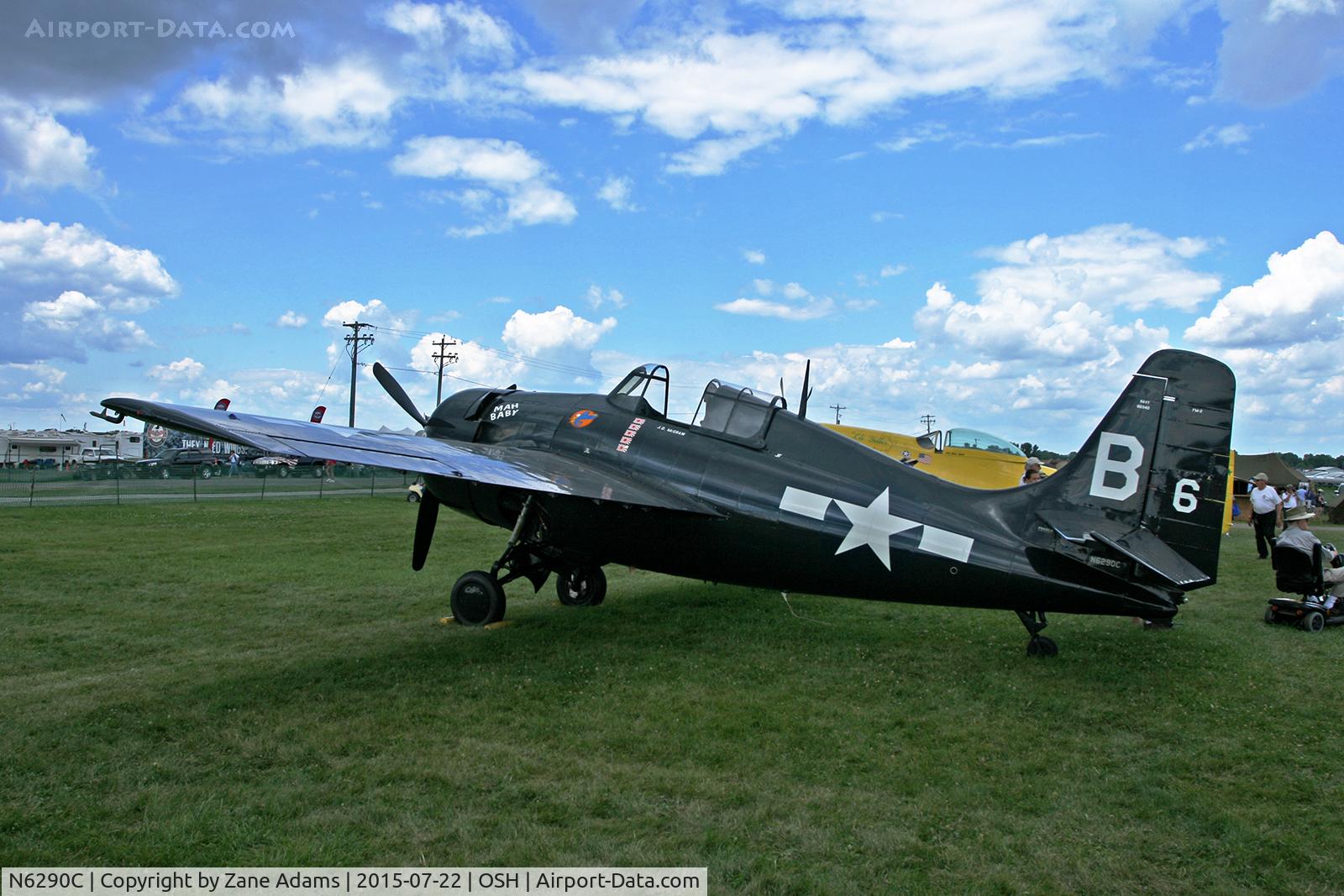 N6290C, 1945 General Motors (Grumman) FM-2 Wildcat C/N 5804, 2015 EAA AirVenture - Oshkosh, Wisconsin