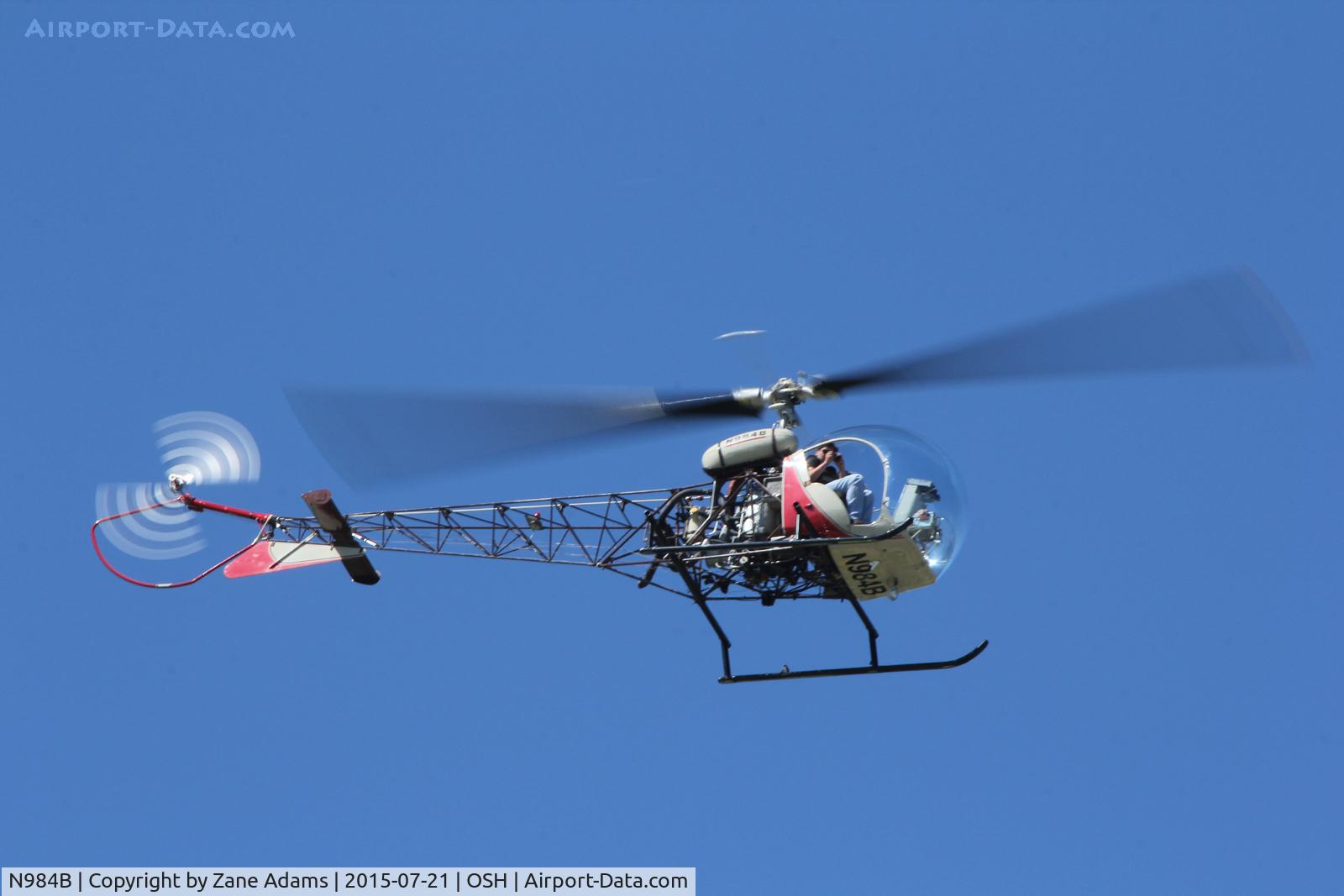N984B, 1955 Bell 47G-2 C/N 1382, 2015 EAA AirVenture - Oshkosh, Wisconsin