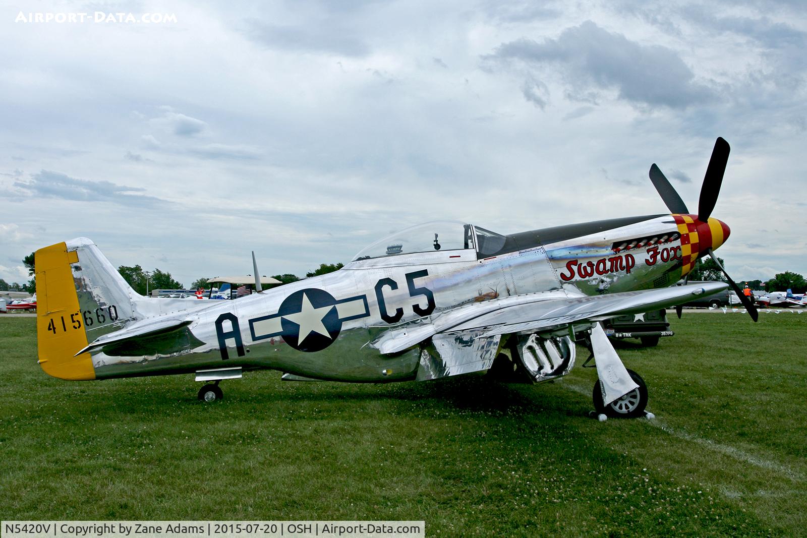N5420V, 1944 North American/aero Classics P-51D C/N 44-74202, 2015 EAA AirVenture - Oshkosh, Wisconsin