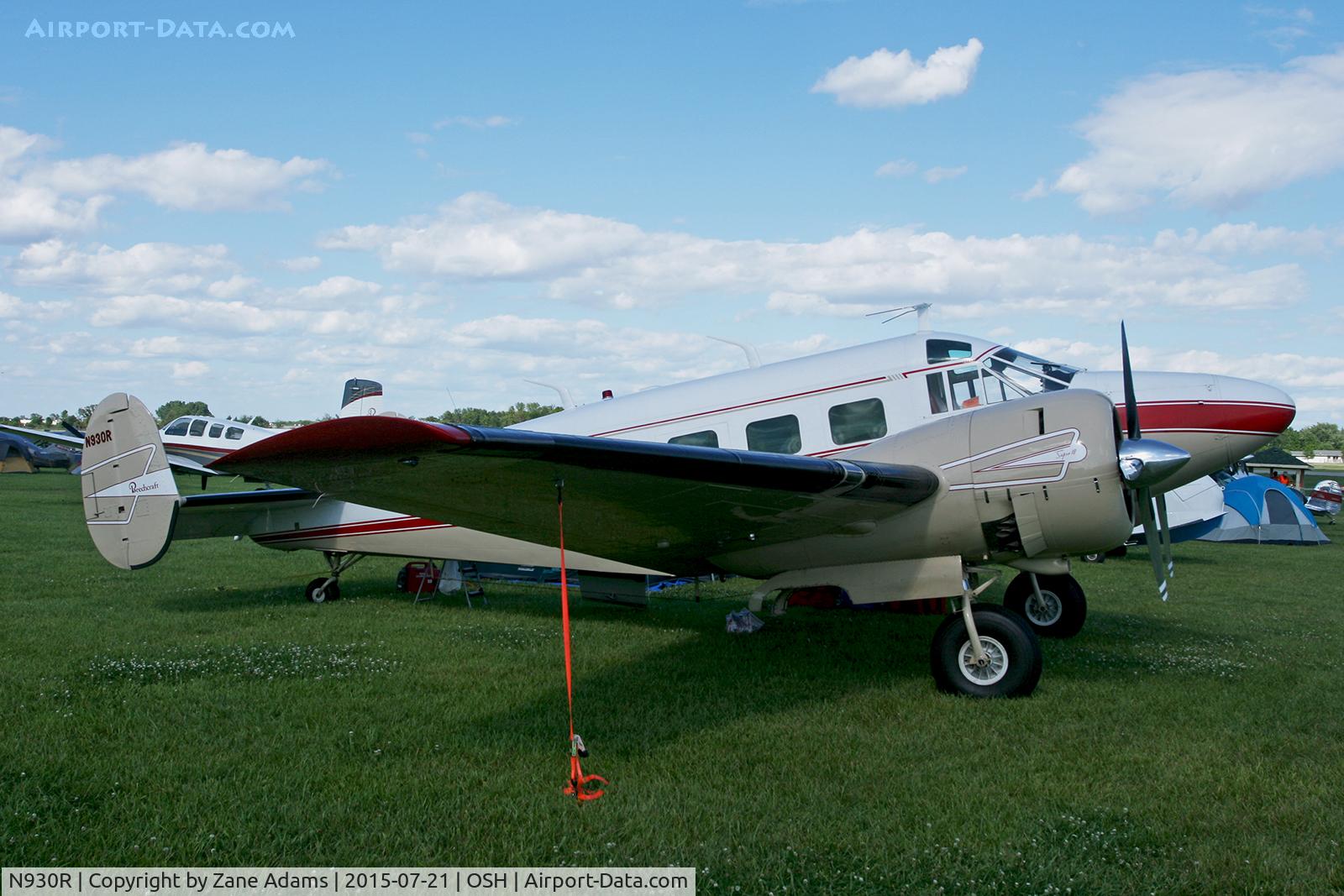N930R, 1959 Beech E18S C/N BA-438, 2015 EAA AirVenture - Oshkosh, Wisconsin