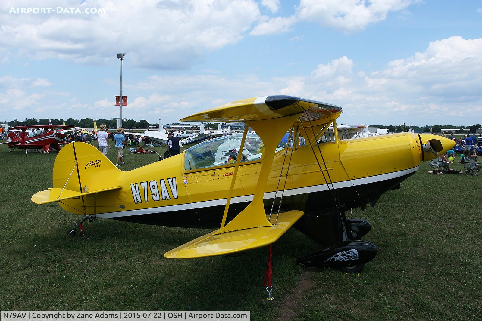 N79AV, 1986 Pitts S-2B Special C/N 5114, 2015 EAA AirVenture - Oshkosh, Wisconsin