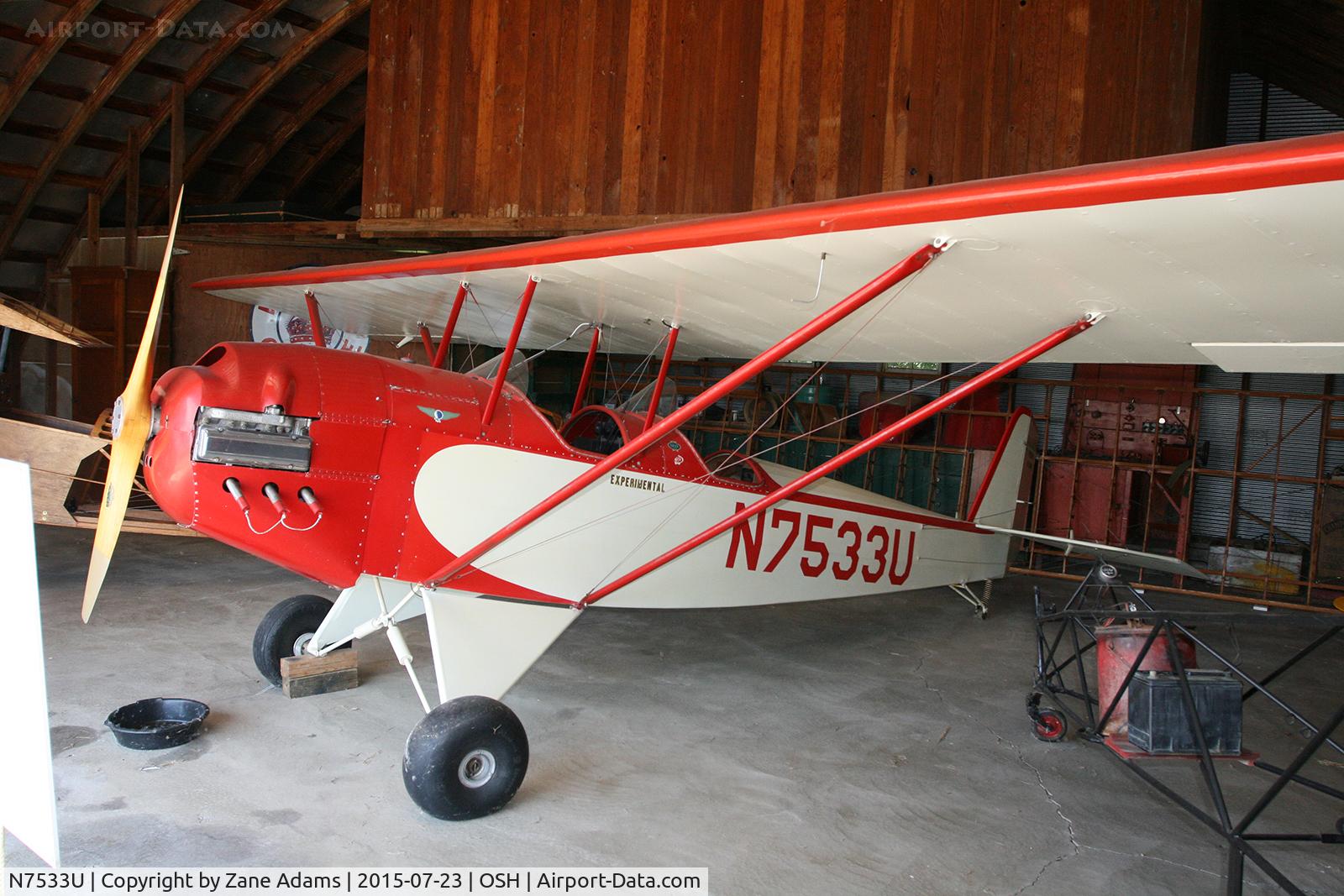 N7533U, 1966 Pietenpol B4A Air Camper C/N 20, 2015 EAA AirVenture - Oshkosh, Wisconsin