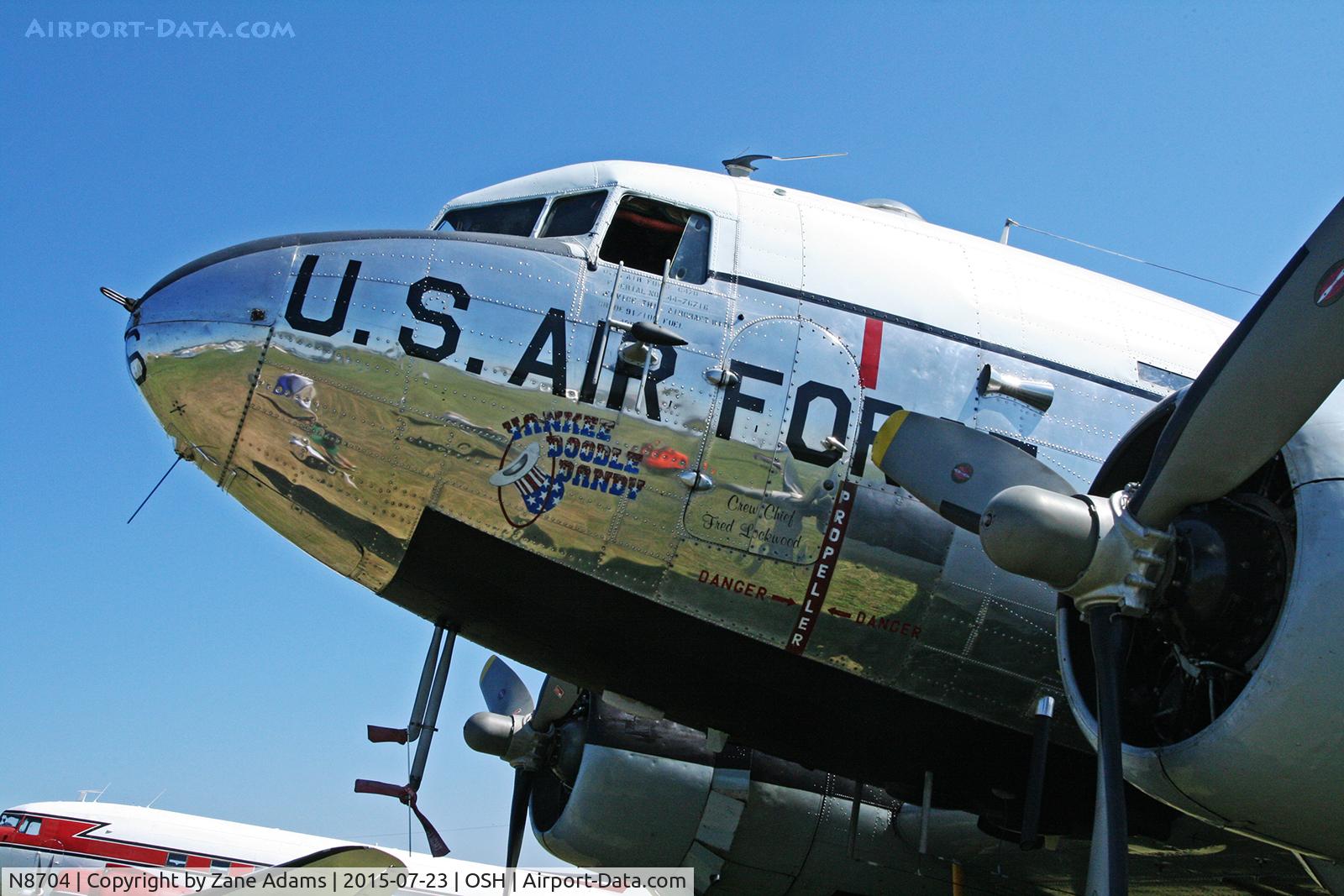 N8704, 1944 Douglas DC3C-S4C4G (TC-47B-30-DK) C/N 33048, 2015 EAA AirVenture - Oshkosh, Wisconsin