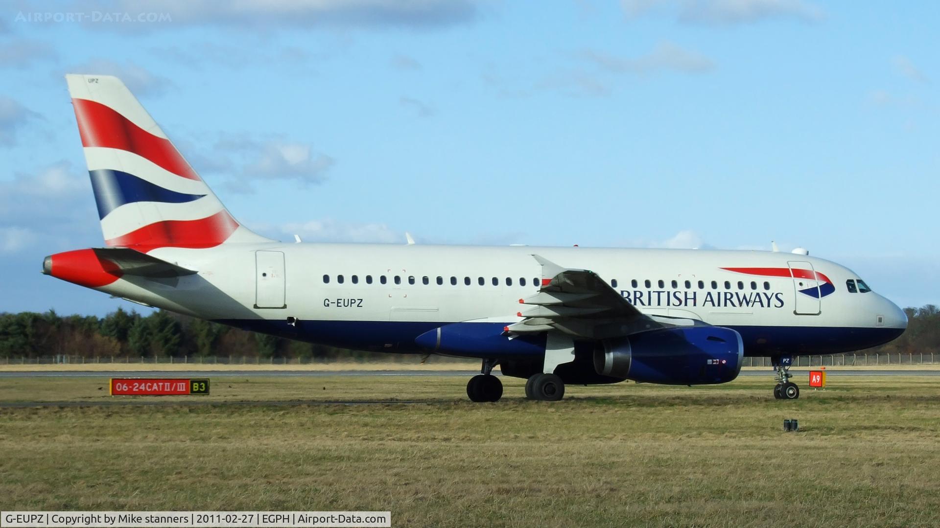 G-EUPZ, 2001 Airbus A319-131 C/N 1510, SHT8Y Arrives from LHR