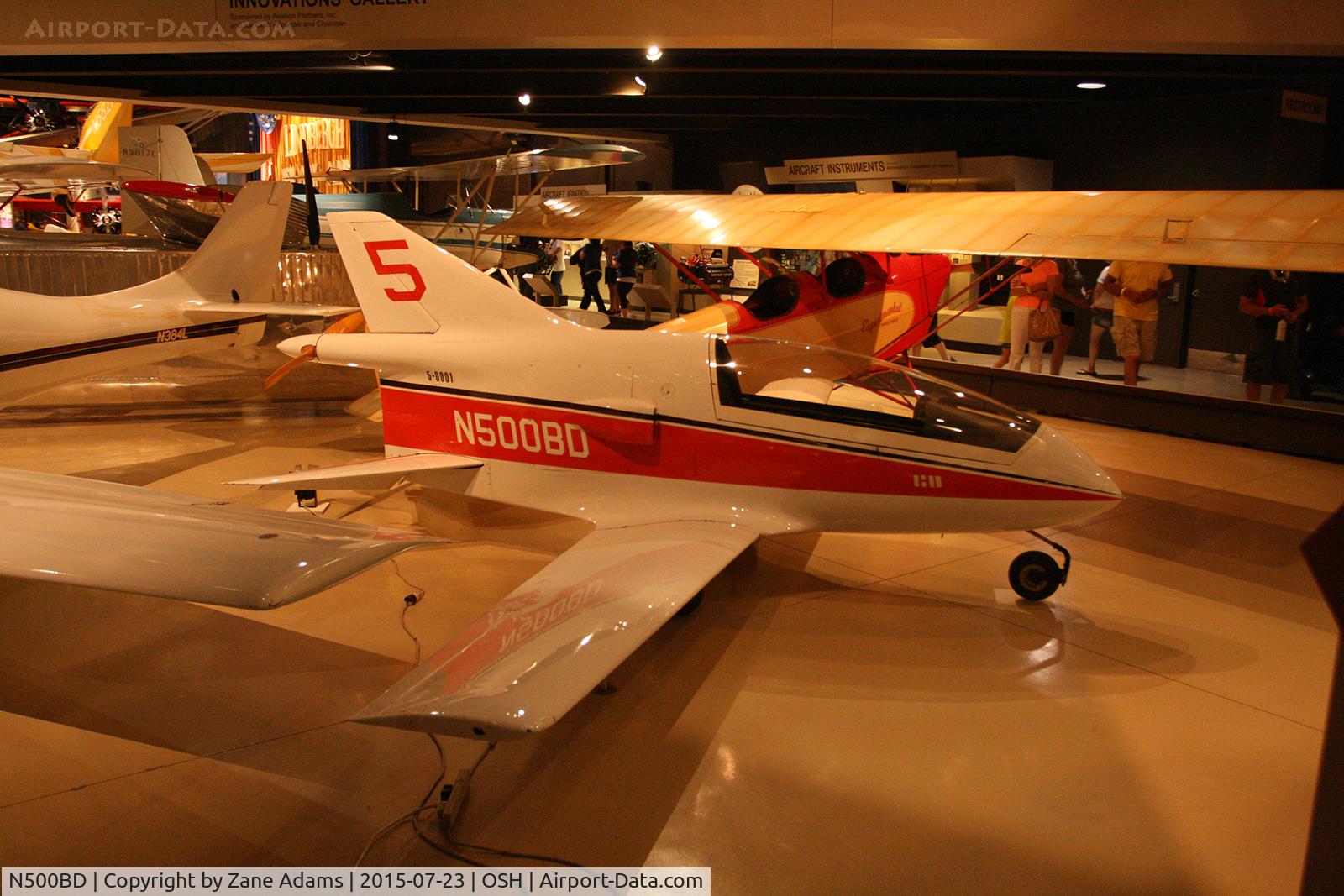 N500BD, 1971 Bede BD-5 C/N 1 (N500BD), 2015 - EAA AirVenture - Oshkosh Wisconsin.