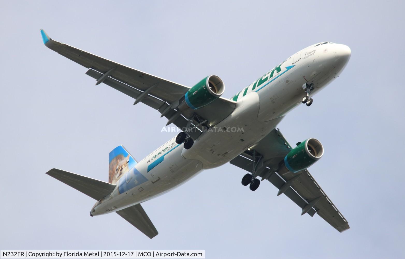 N232FR, 2015 Airbus A320-214 C/N 6838, Sammy the Squirrel