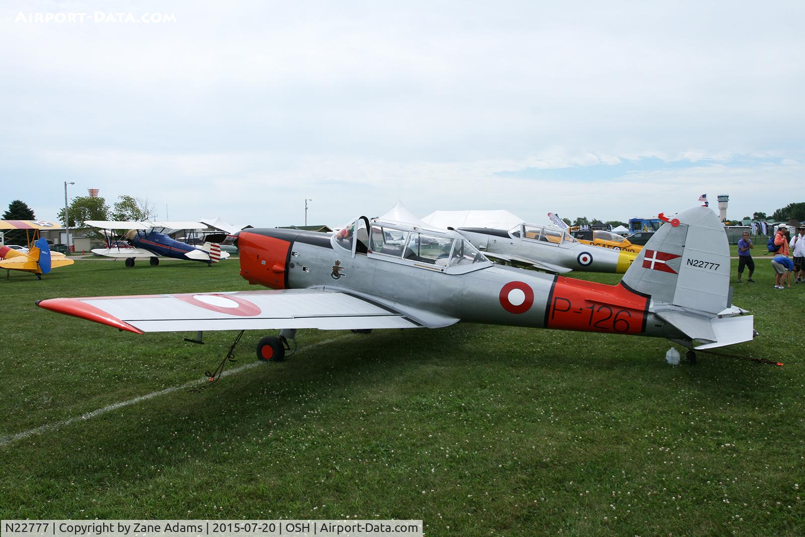N22777, 1950 De Havilland DHC-1 Chipmunk 22 C/N C1/0105, 2015 - EAA AirVenture - Oshkosh Wisconsin.