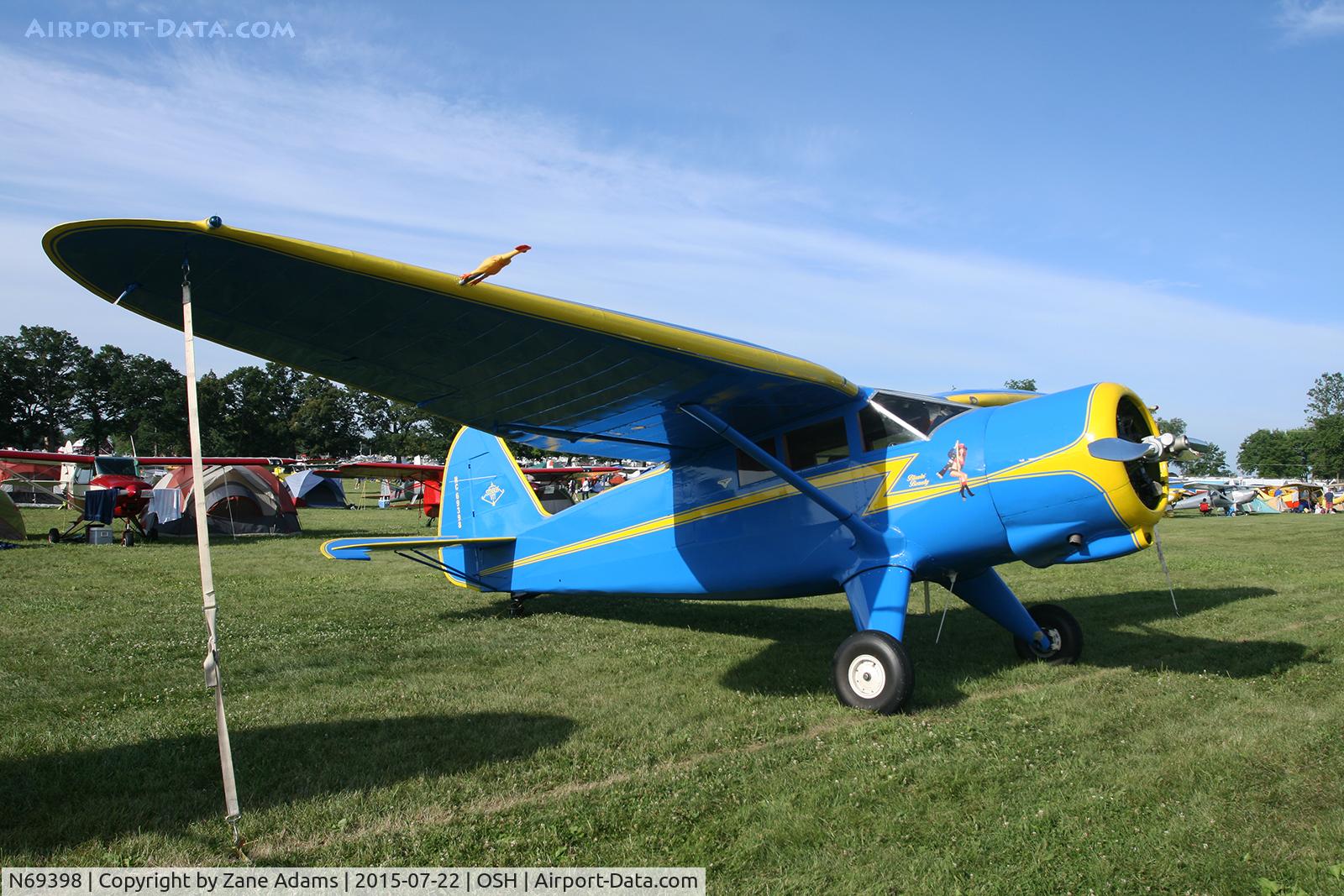 N69398, 1944 Stinson V77 Reliant C/N 77-293, 2015 - EAA AirVenture - Oshkosh Wisconsin.