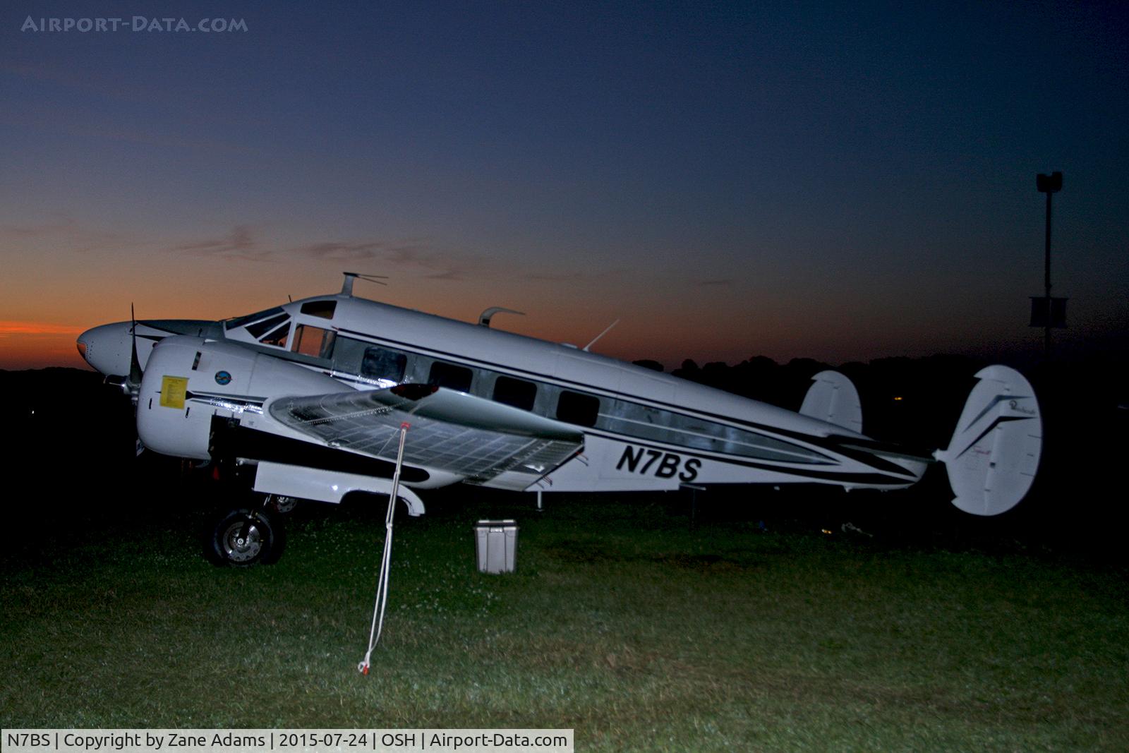 N7BS, 1954 Beech E18S C/N BA-18, 2015 - EAA AirVenture - Oshkosh Wisconsin.