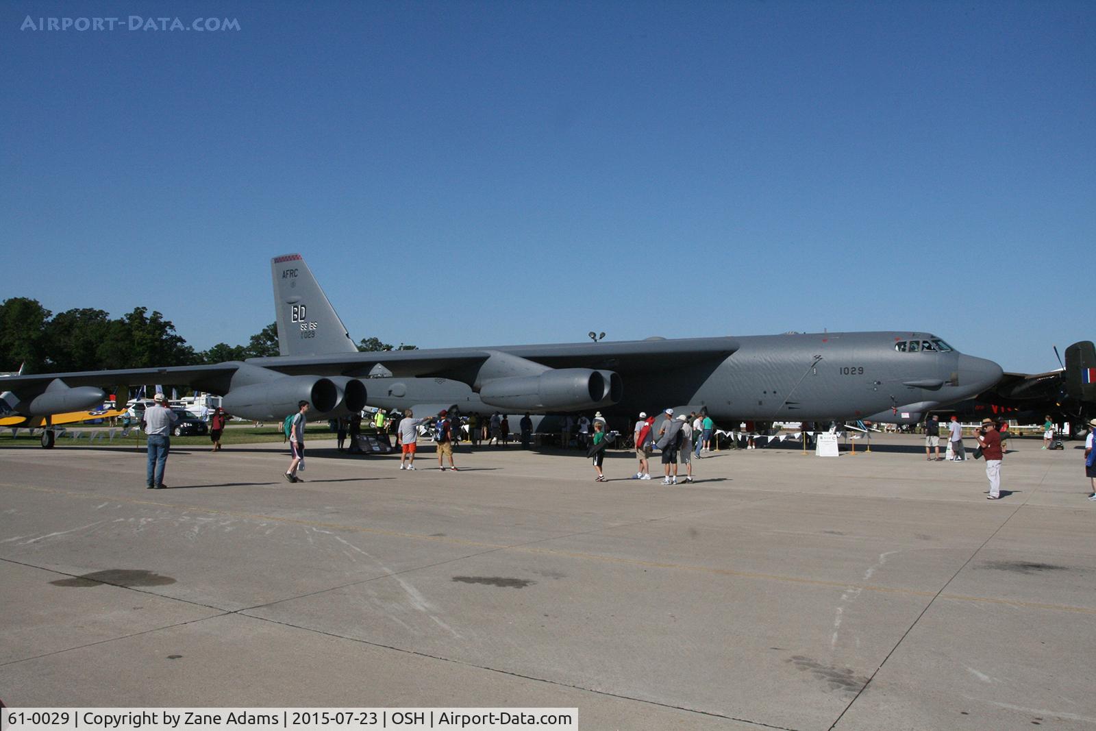 61-0029, 1961 Boeing B-52H Stratofortress C/N 464456, 2015 - EAA AirVenture - Oshkosh Wisconsin.